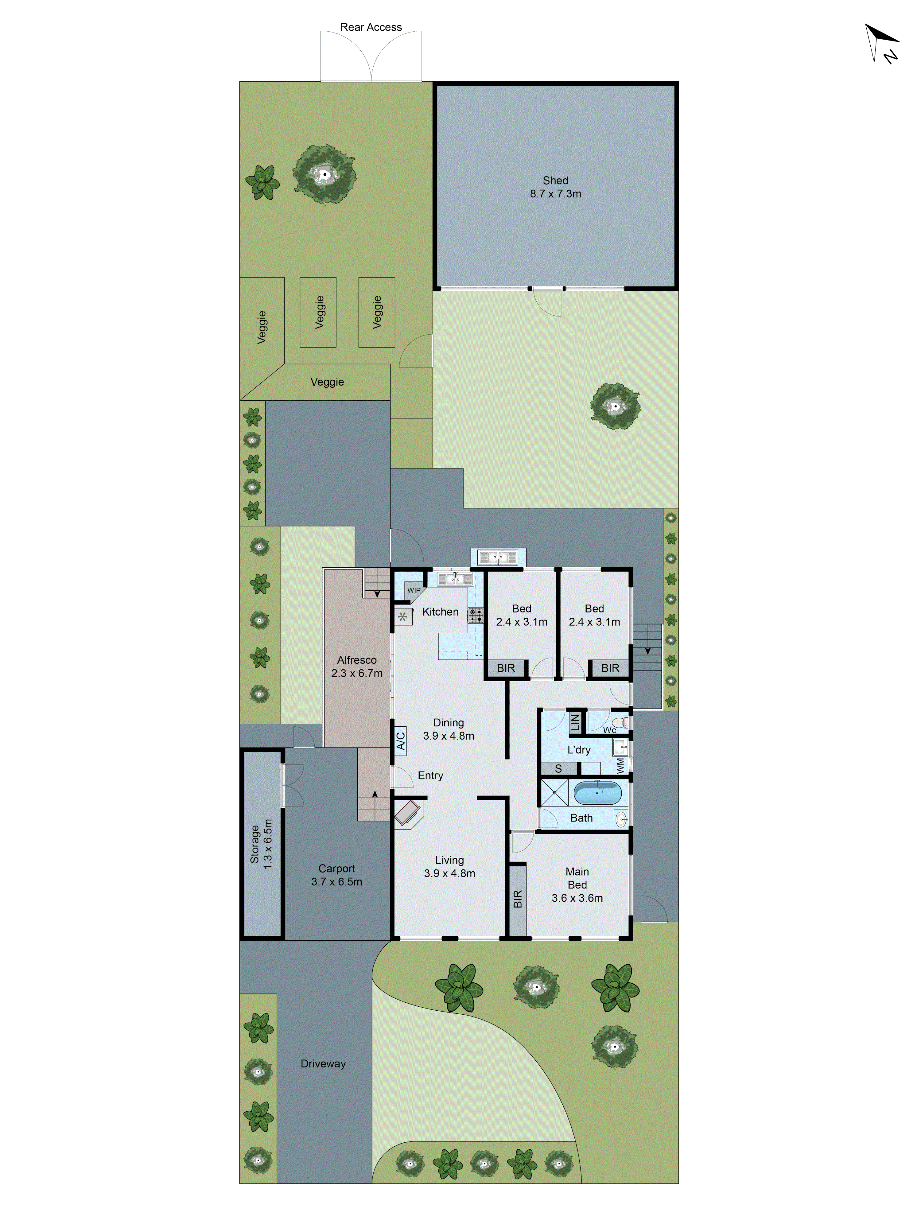 57 Barongarook Drive, Clifton Springs VIC 3222 - Floorplan