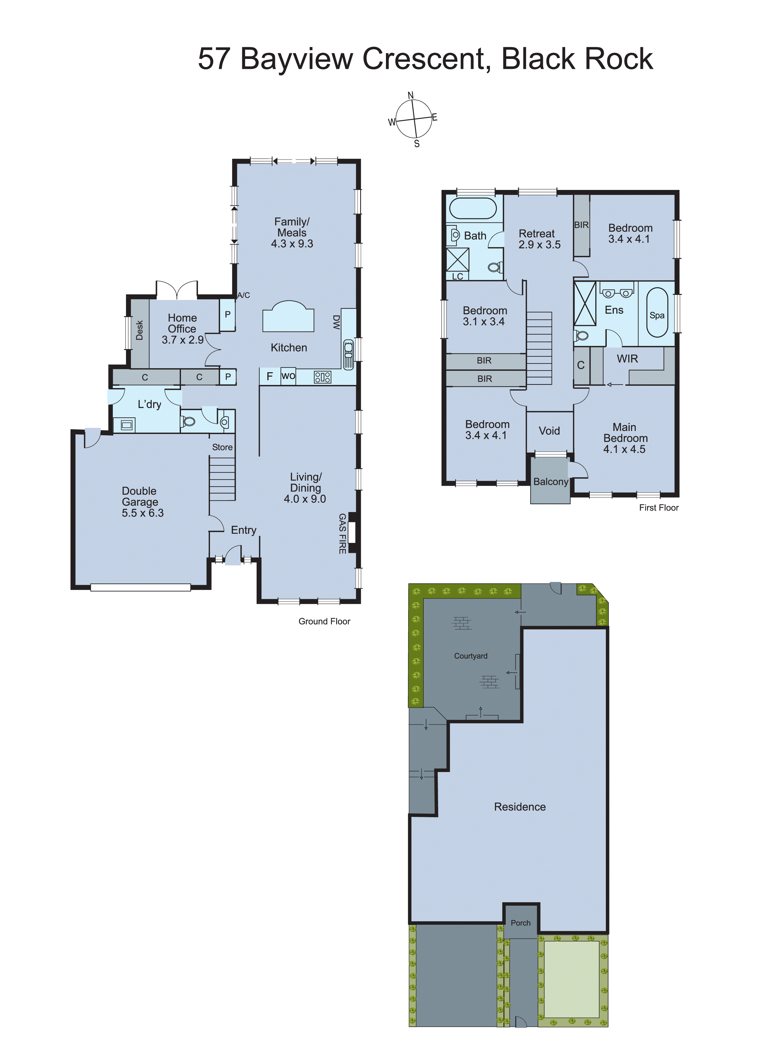 57 Bayview Crescent, Black Rock VIC 3193 - Floorplan