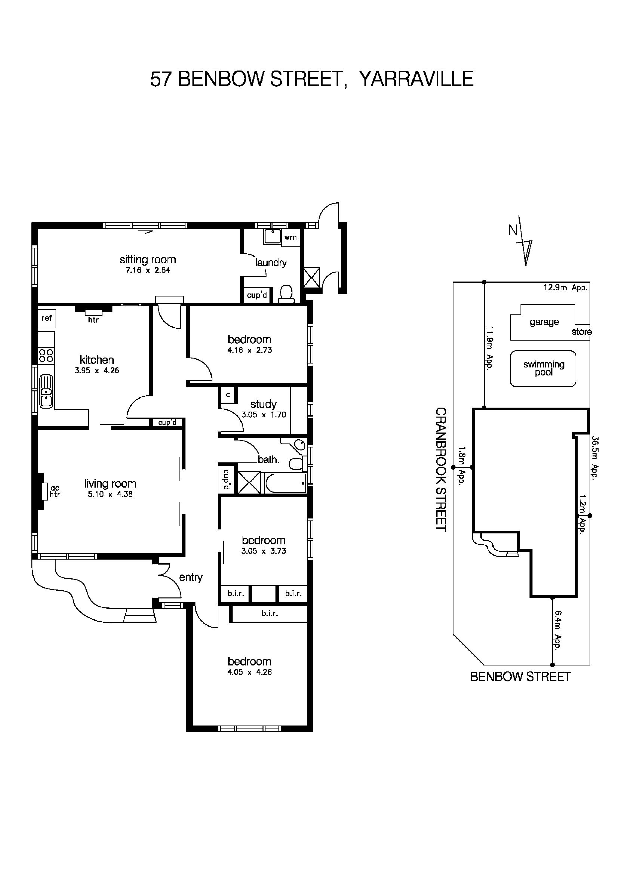 57 Benbow Street, YARRAVILLE VIC 3013 - Floorplan