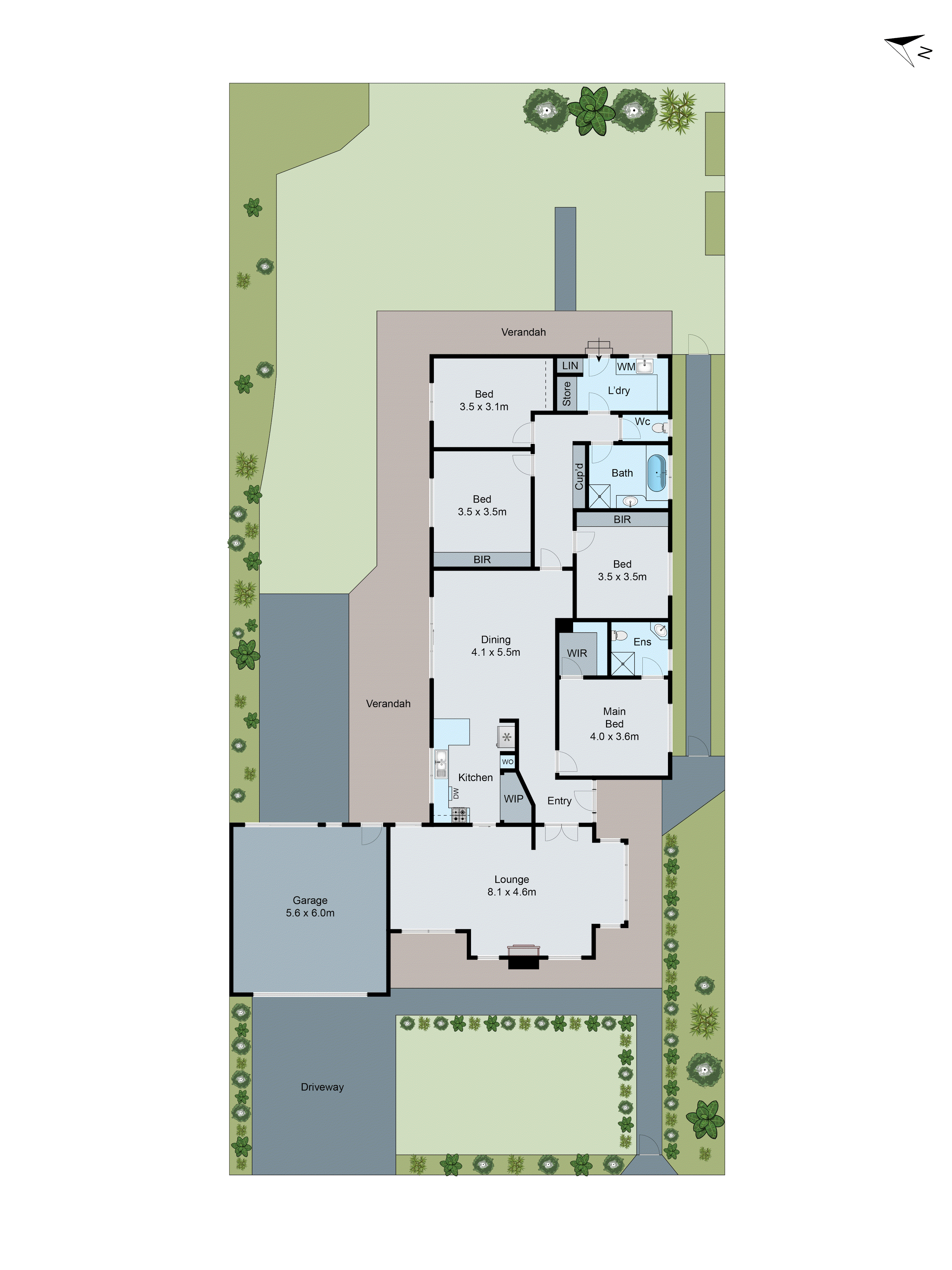 57 Glastonbury Drive, Highton VIC 3216 - Floorplan