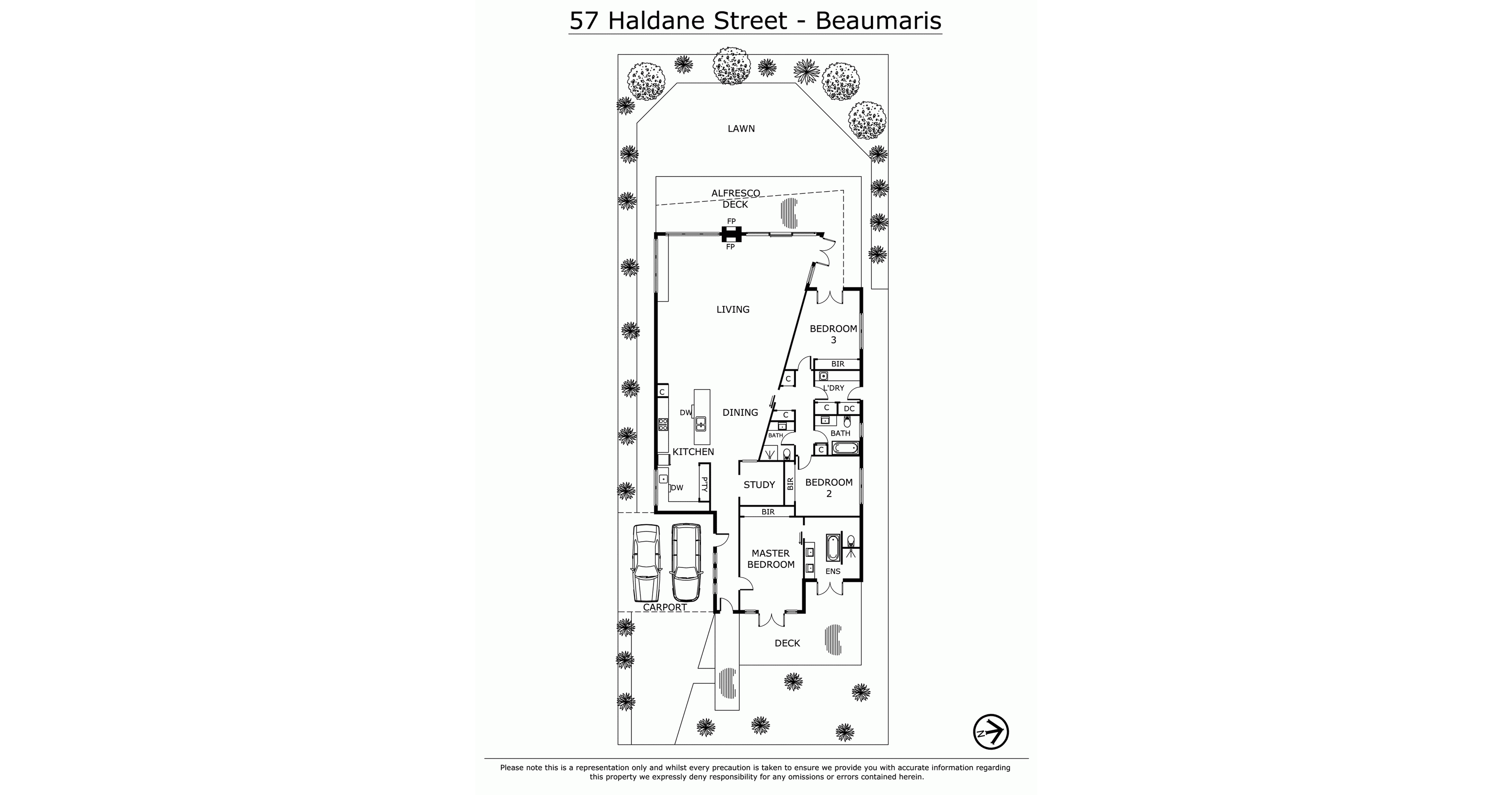 57 Haldane Street, Beaumaris VIC 3193 - Floorplan