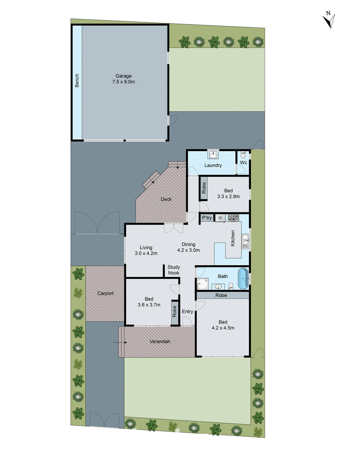 57 Itkeston Street, Herne Hill VIC 3218 - Floorplan