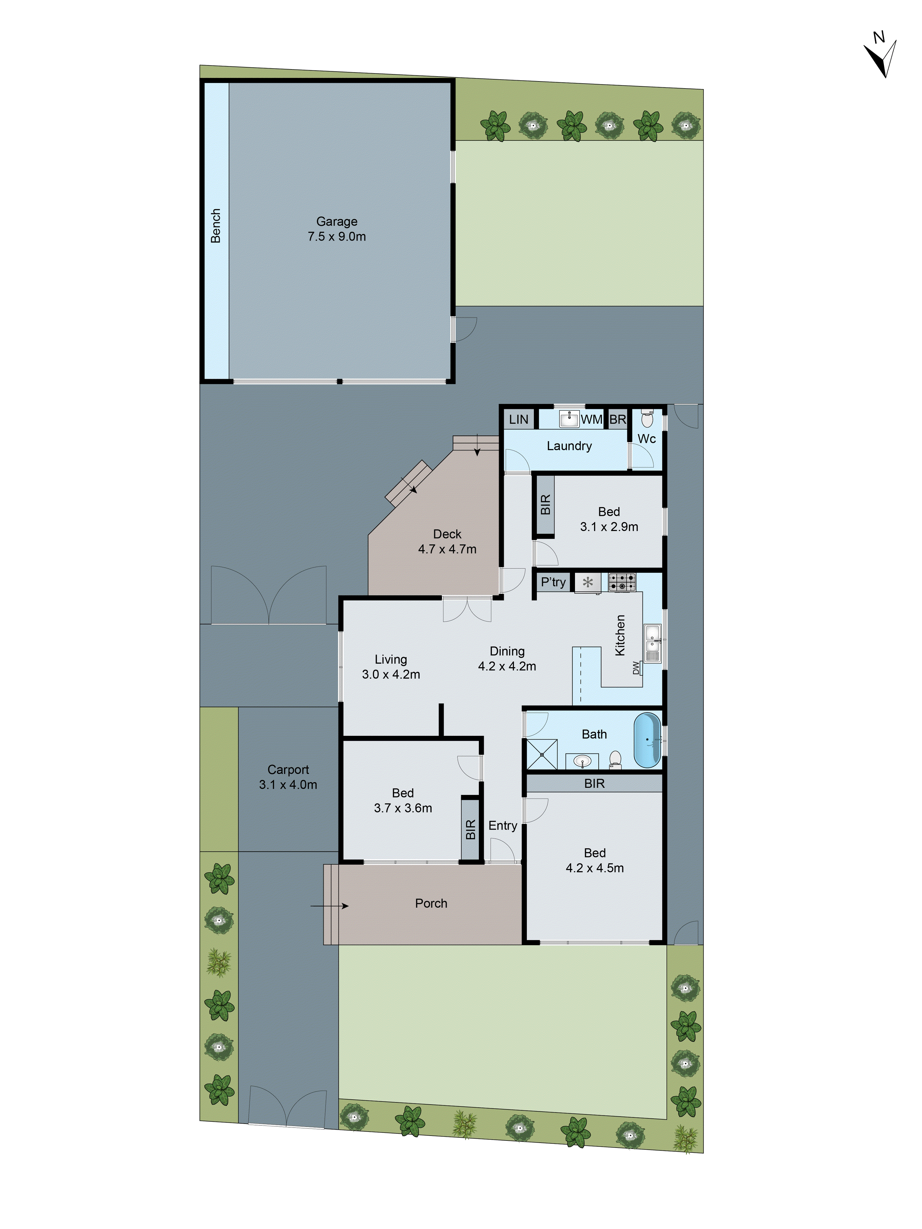 57 Itkeston Street, Herne Hill VIC 3218 - Floorplan