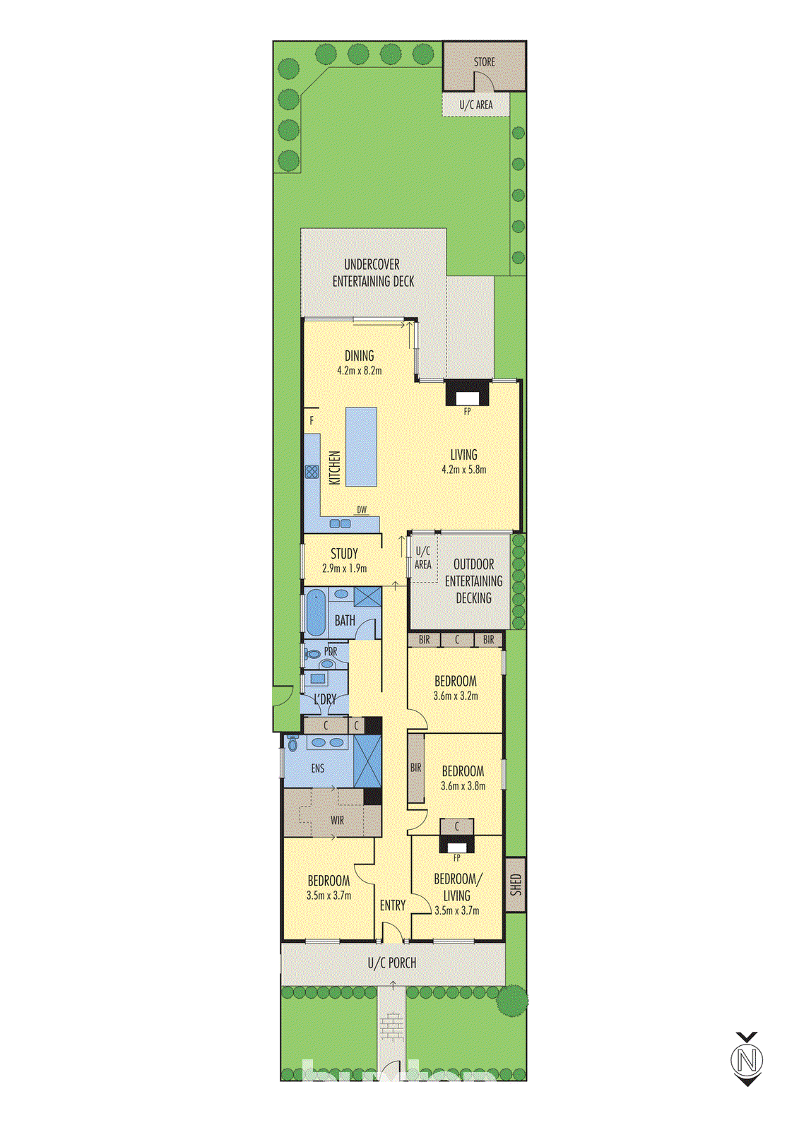 57 Lawton Avenue, Geelong West VIC 3218 - Floorplan