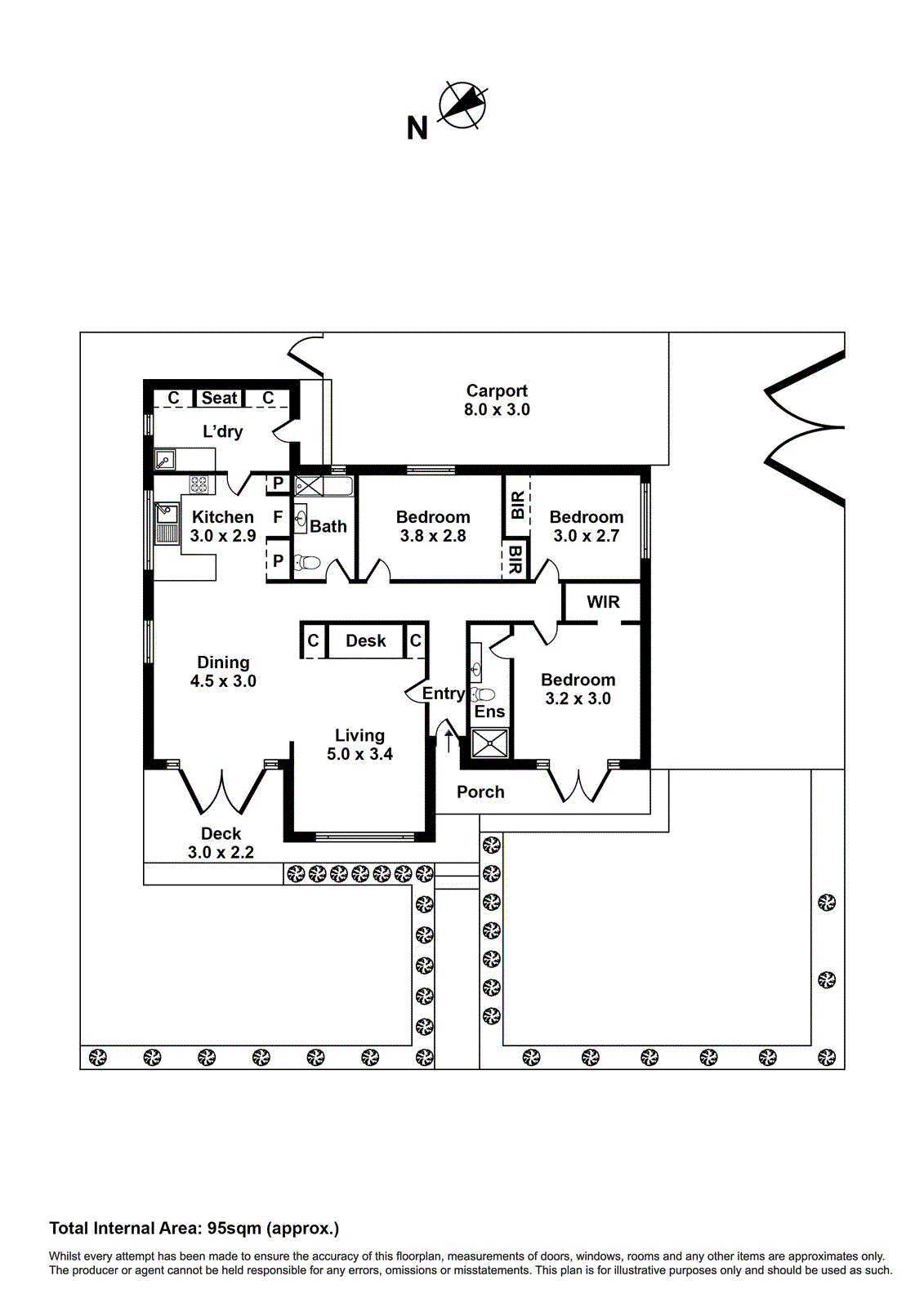 57 New Street, South Kingsville VIC 3015 - Floorplan