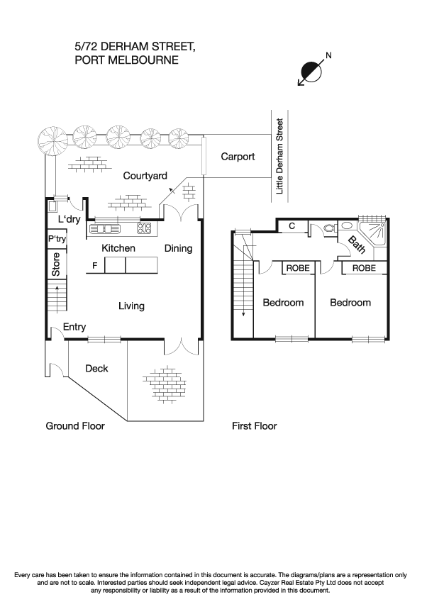 5/72 Derham Street, PORT MELBOURNE VIC 3207 - Floorplan