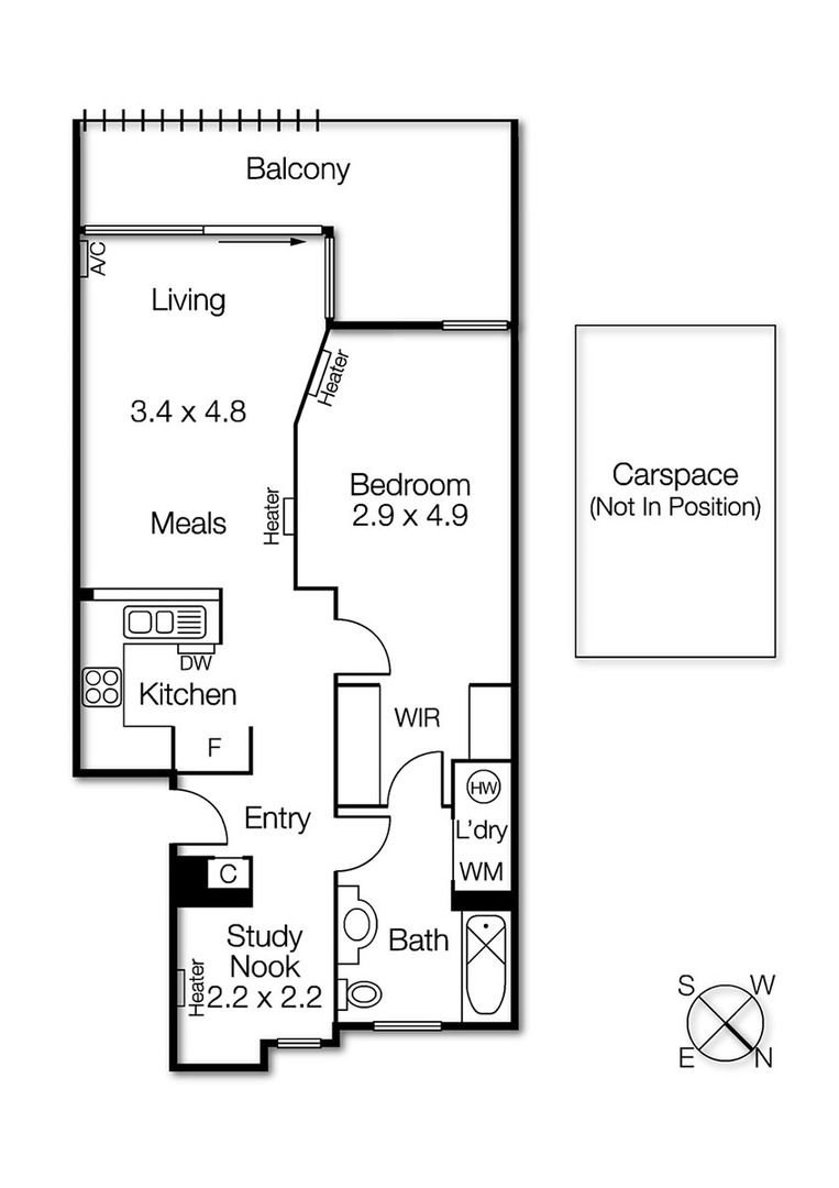 57/352 Canterbury Road, St Kilda VIC 3182 - Floorplan