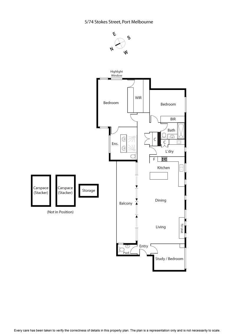 5/74 Stokes Street, PORT MELBOURNE VIC 3207 - Floorplan