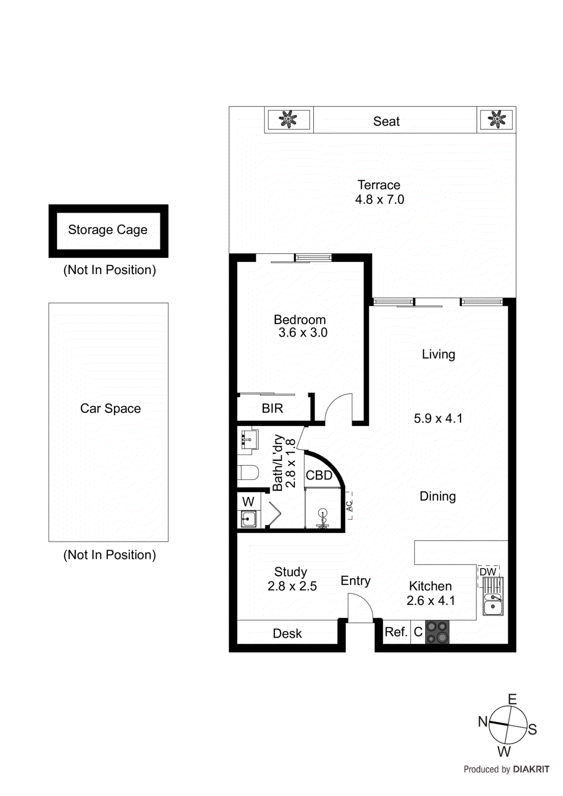 5/78 Holyrood Street, Hampton VIC 3188 - Floorplan