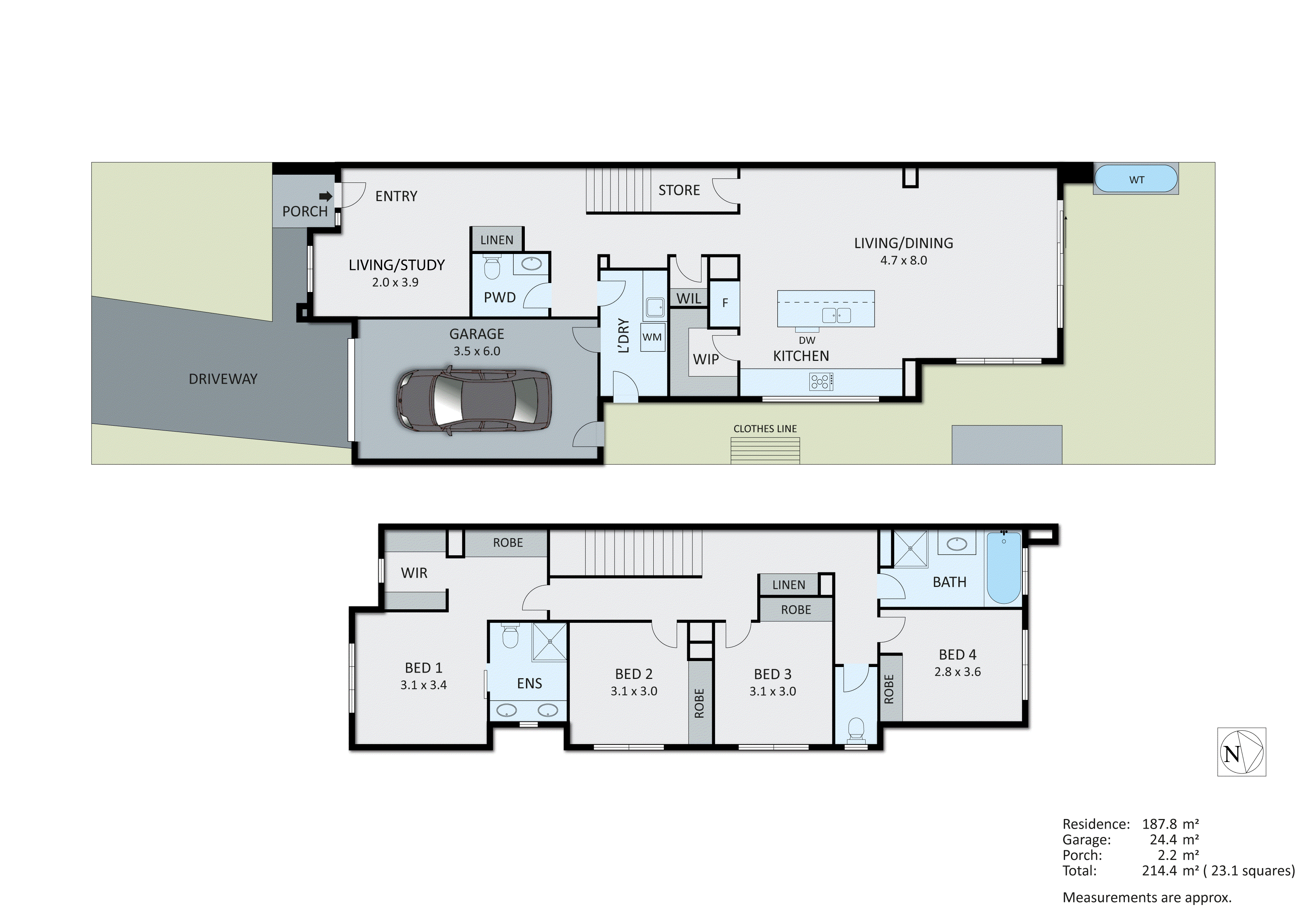 57A Jacks Avenue, Dingley Village VIC 3172 - Floorplan
