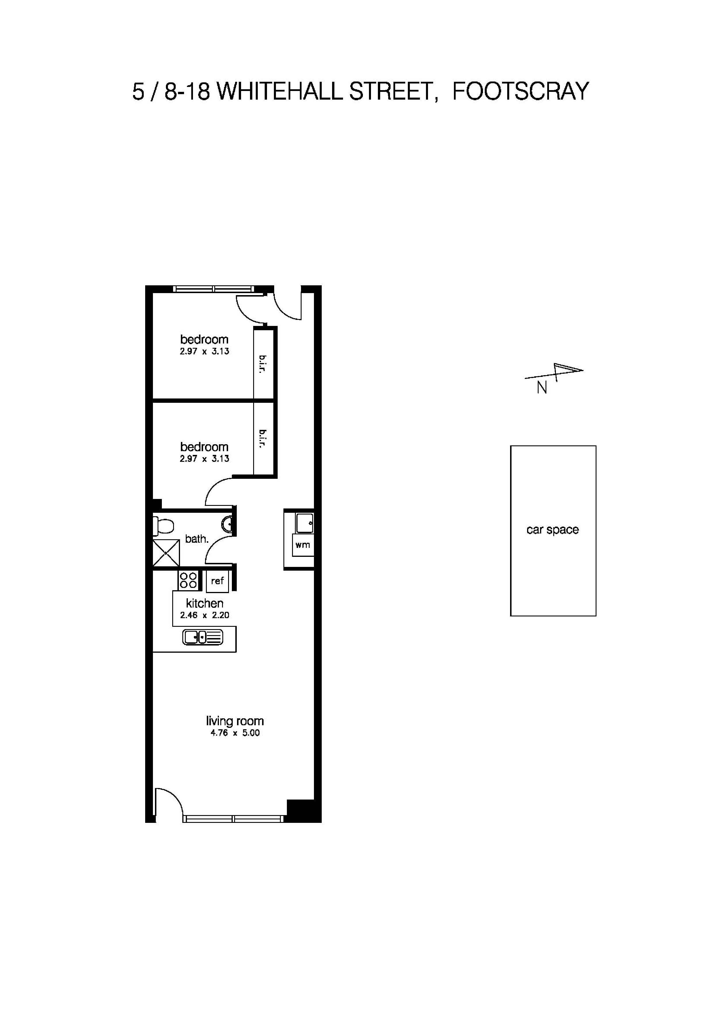 5/8-18 Whitehall Street, FOOTSCRAY VIC 3011 - Floorplan
