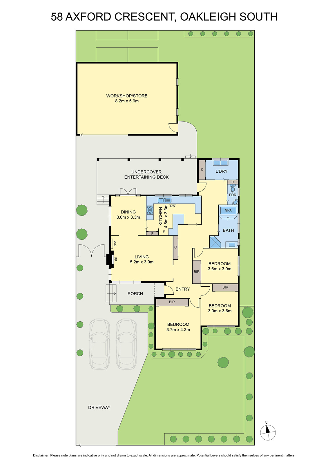 58 Axford Crescent, Oakleigh South VIC 3167 - Floorplan