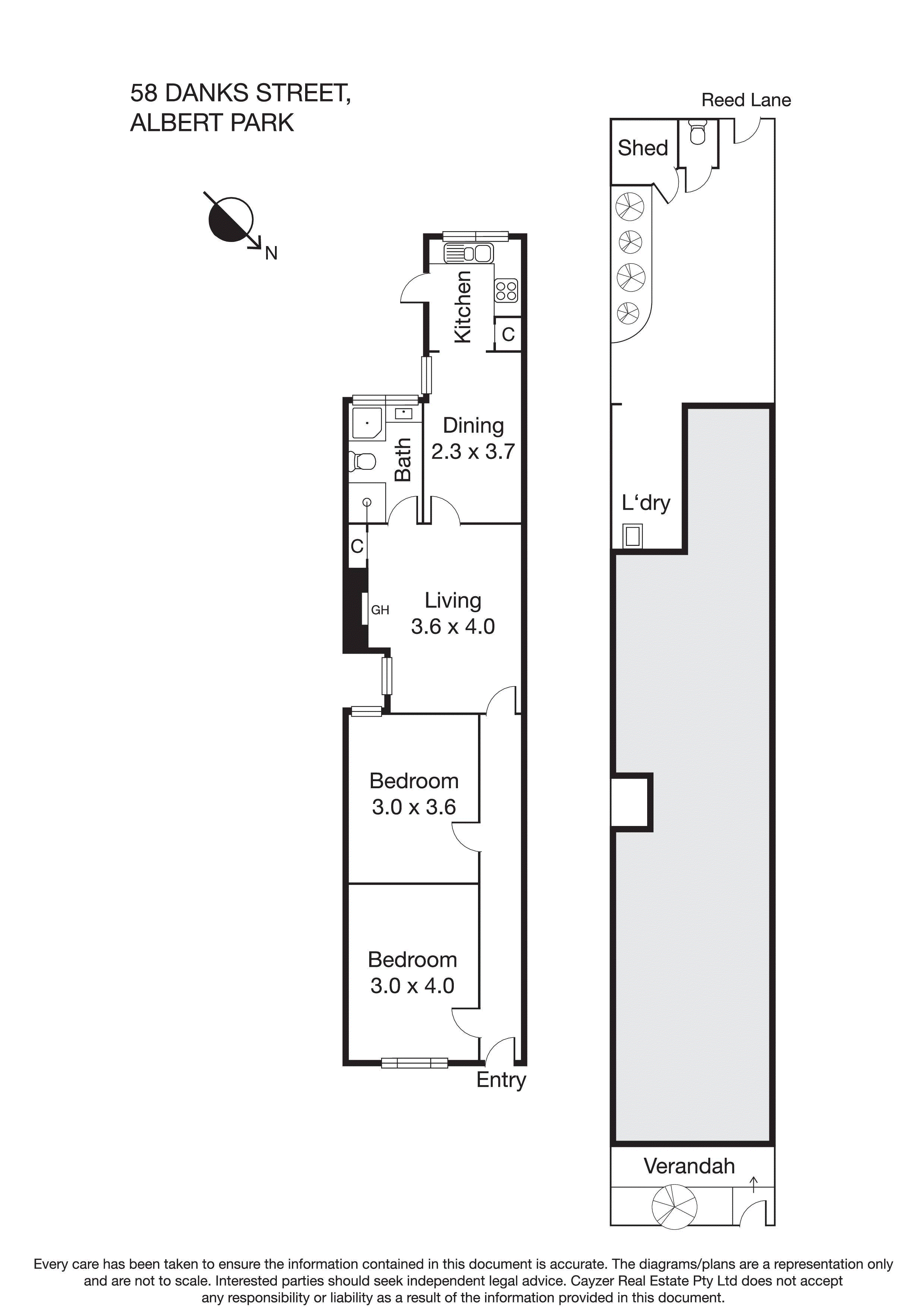 58 Danks Street, ALBERT PARK VIC 3206 - Floorplan