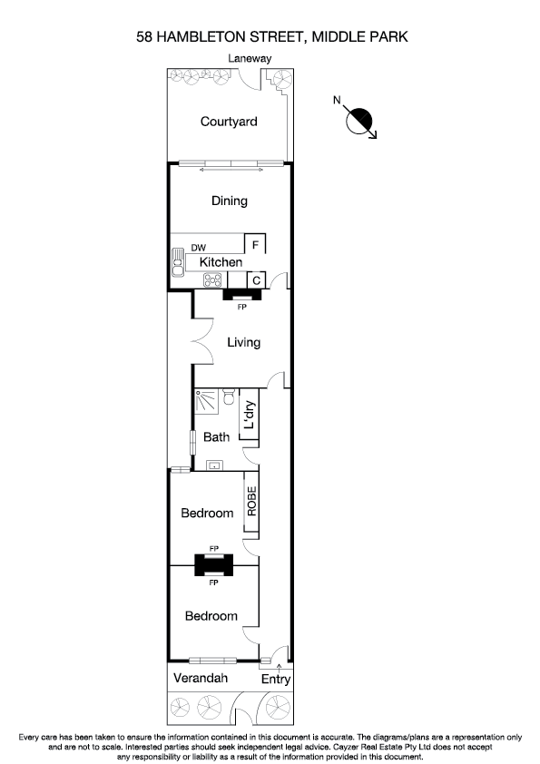 58 Hambleton Street, MIDDLE PARK VIC 3206 - Floorplan