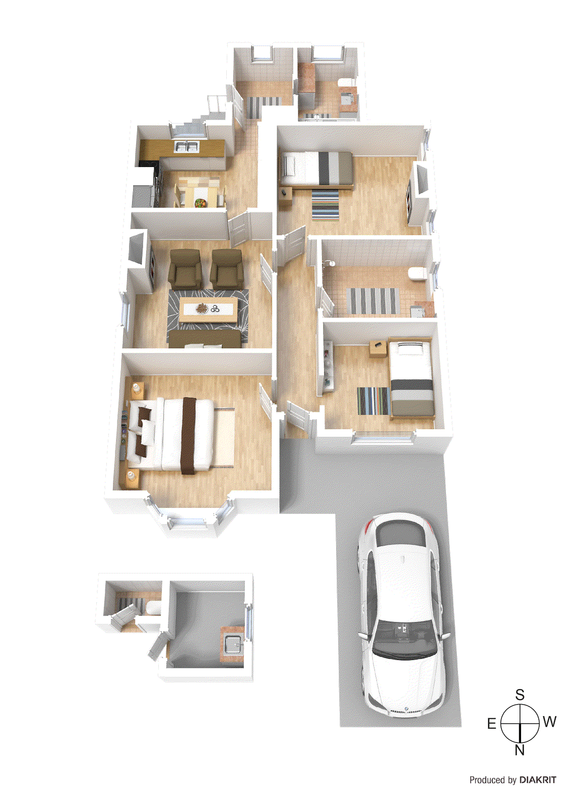 58 Holyrood Street, Hampton VIC 3188 - Floorplan