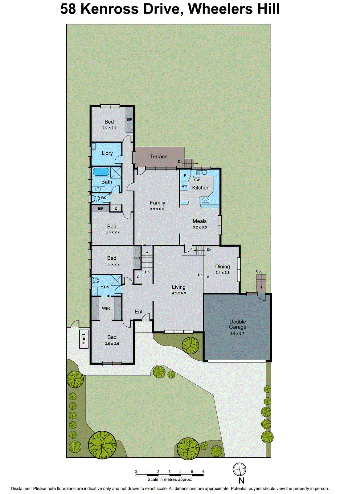 58 Kenross Drive, Wheelers Hill VIC 3150 - Floorplan