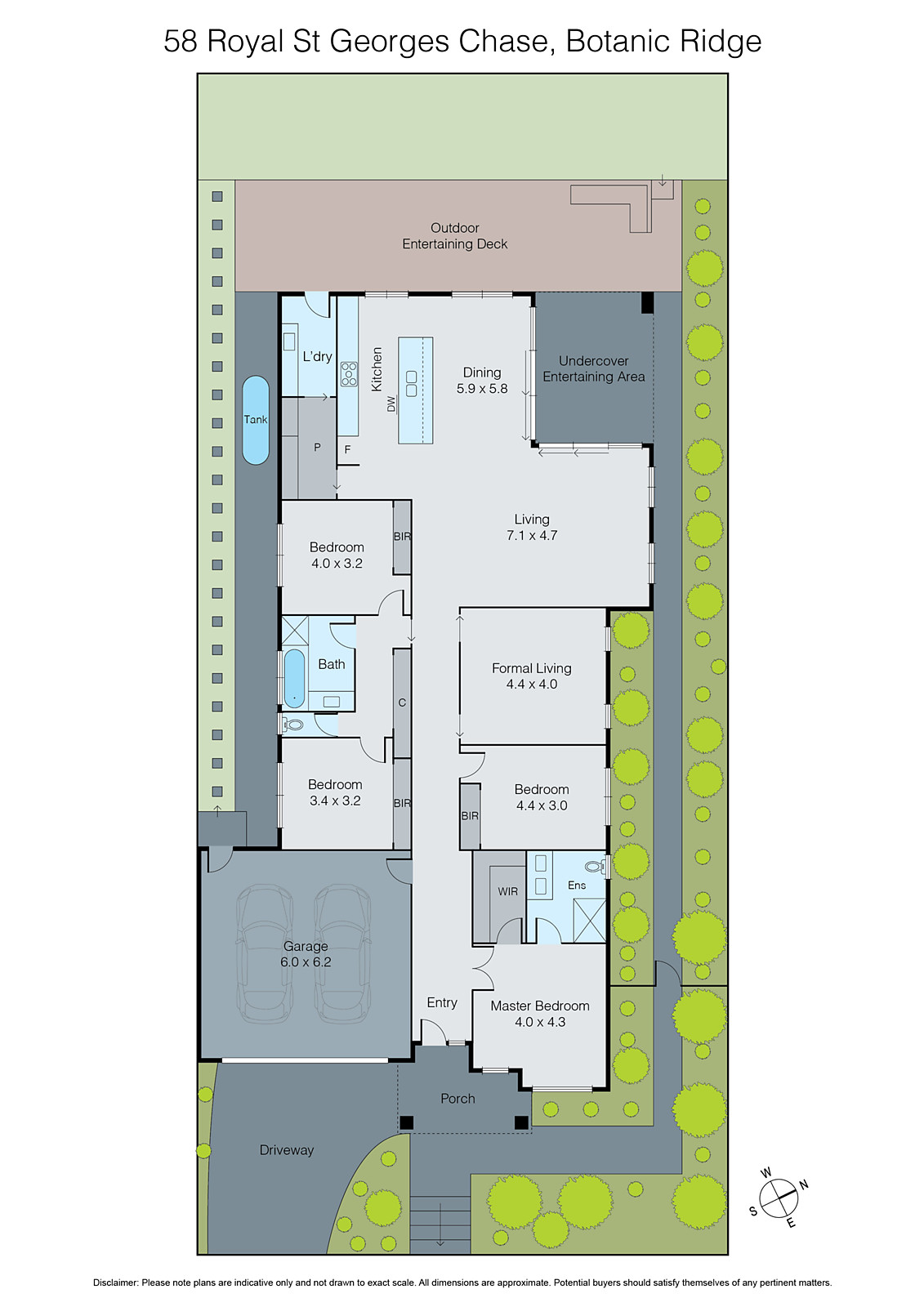 58 Royal St Georges Chase, Botanic Ridge VIC 3977 - Floorplan