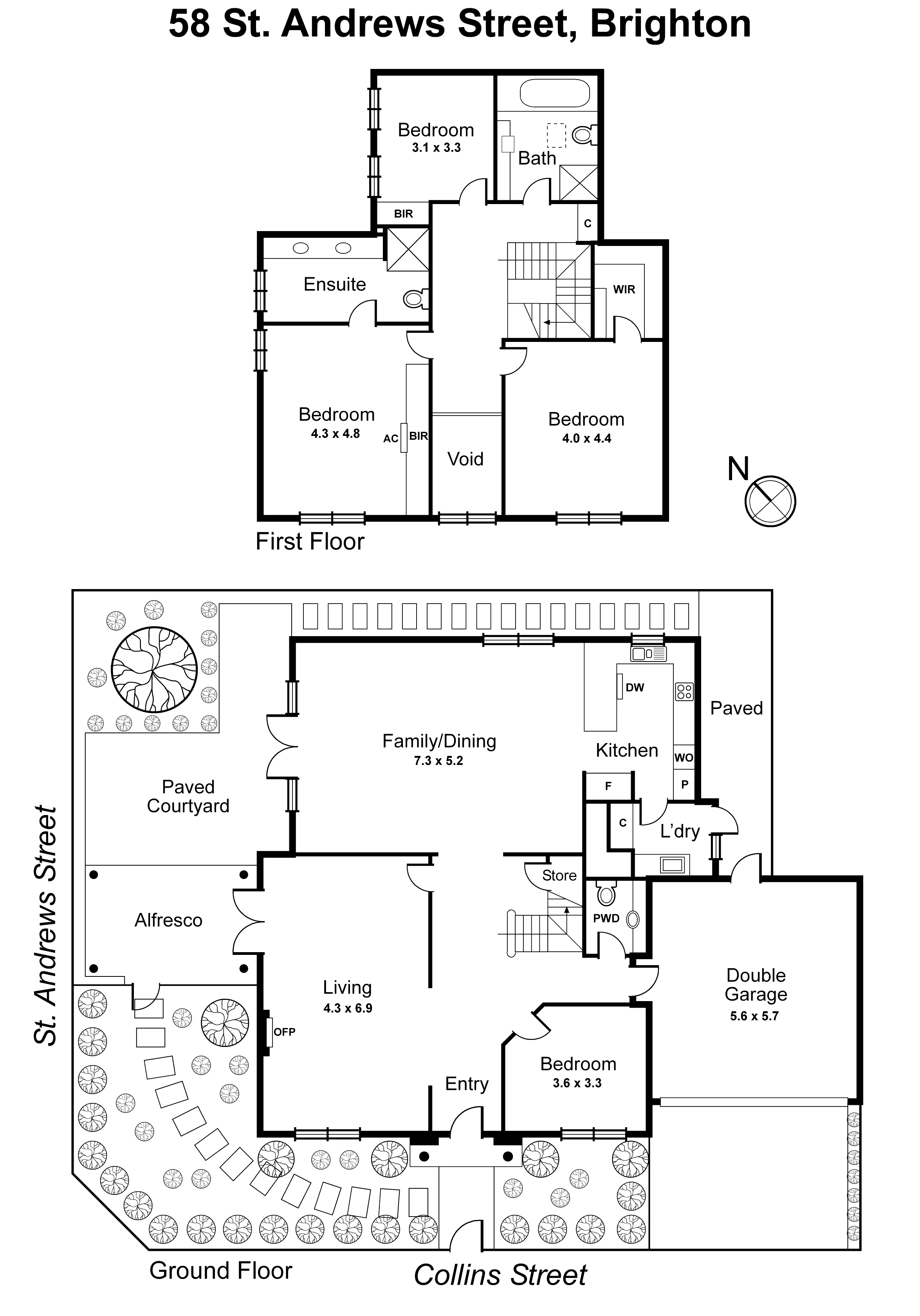 58 St Andrews Street, Brighton VIC 3186 - Floorplan