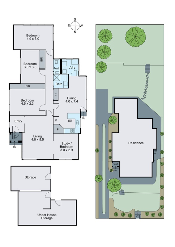 58 Valley Parade, GLEN IRIS VIC 3146 - Floorplan