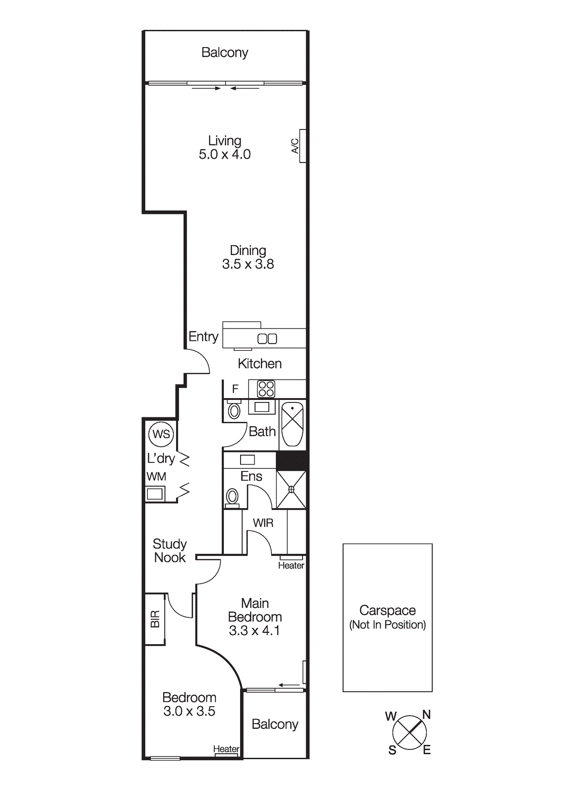 5/80 Dow Street, Port Melbourne VIC 3207 - Floorplan