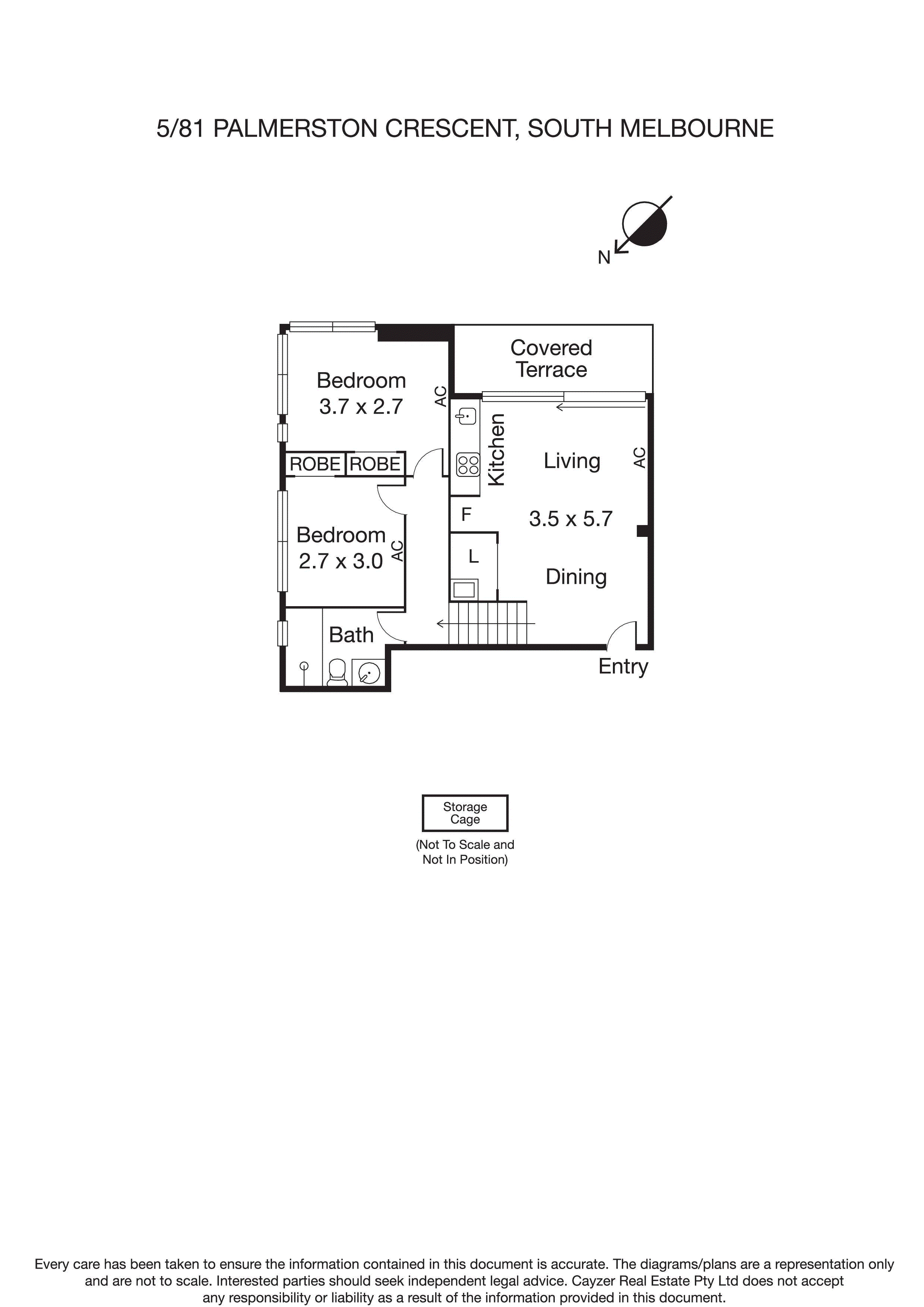 5/81 Palmerston Crescent, SOUTH MELBOURNE VIC 3205 - Floorplan