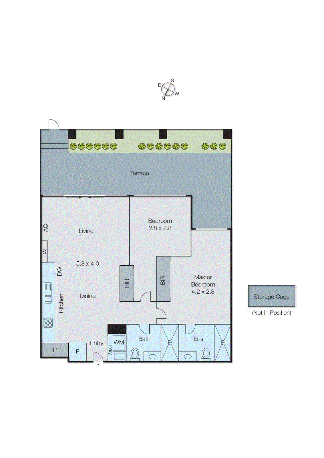 5/81 Warrigal Road (Entry Via Childers St), Mentone VIC 3194 - Floorplan