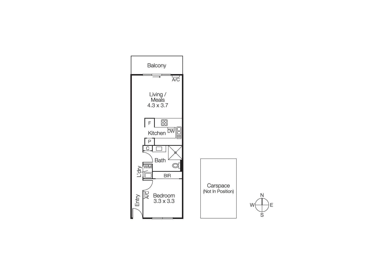 58/1A St Kilda Road, St Kilda VIC 3182 - Floorplan