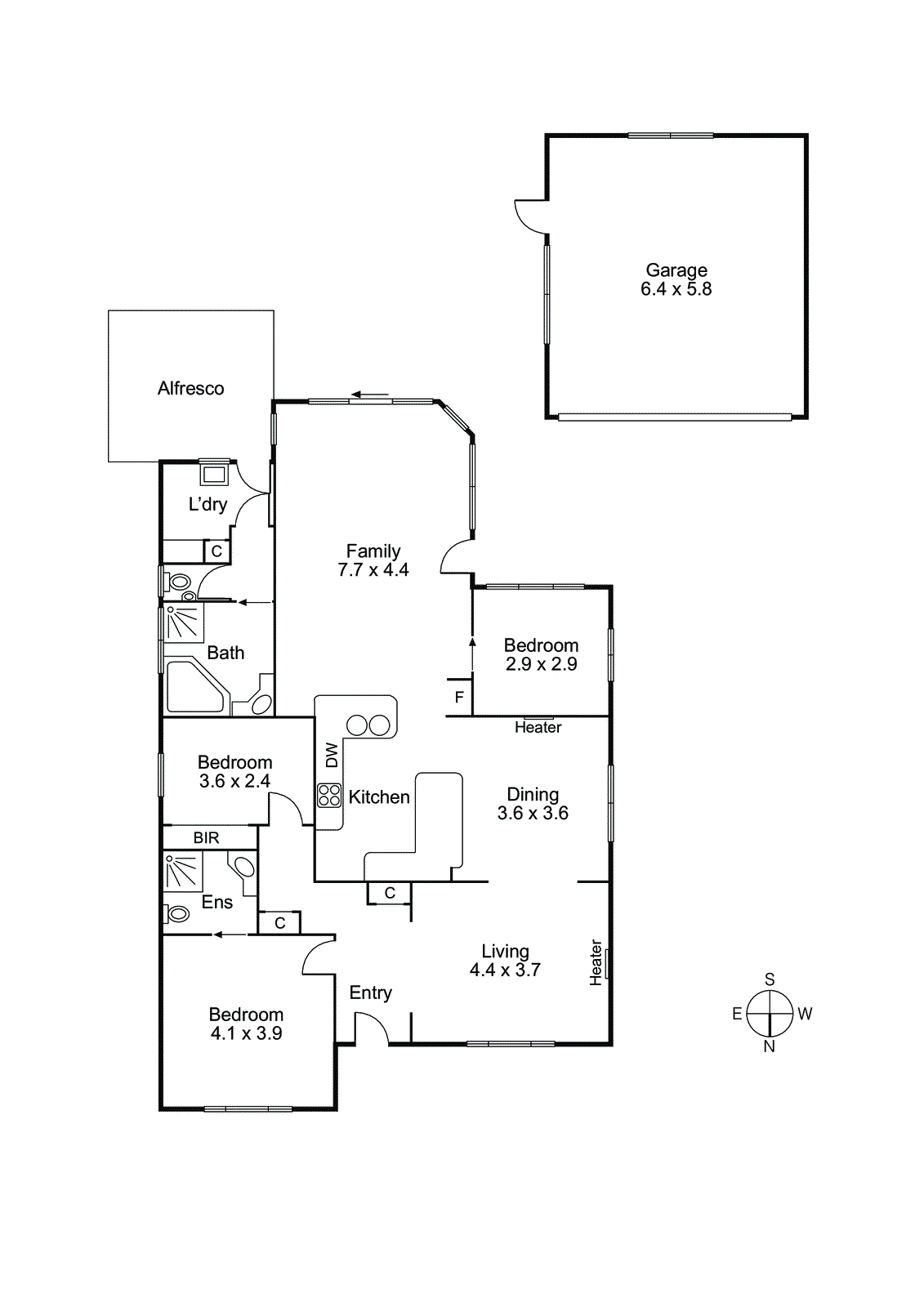 586 Centre Road, Bentleigh VIC 3204 - Floorplan