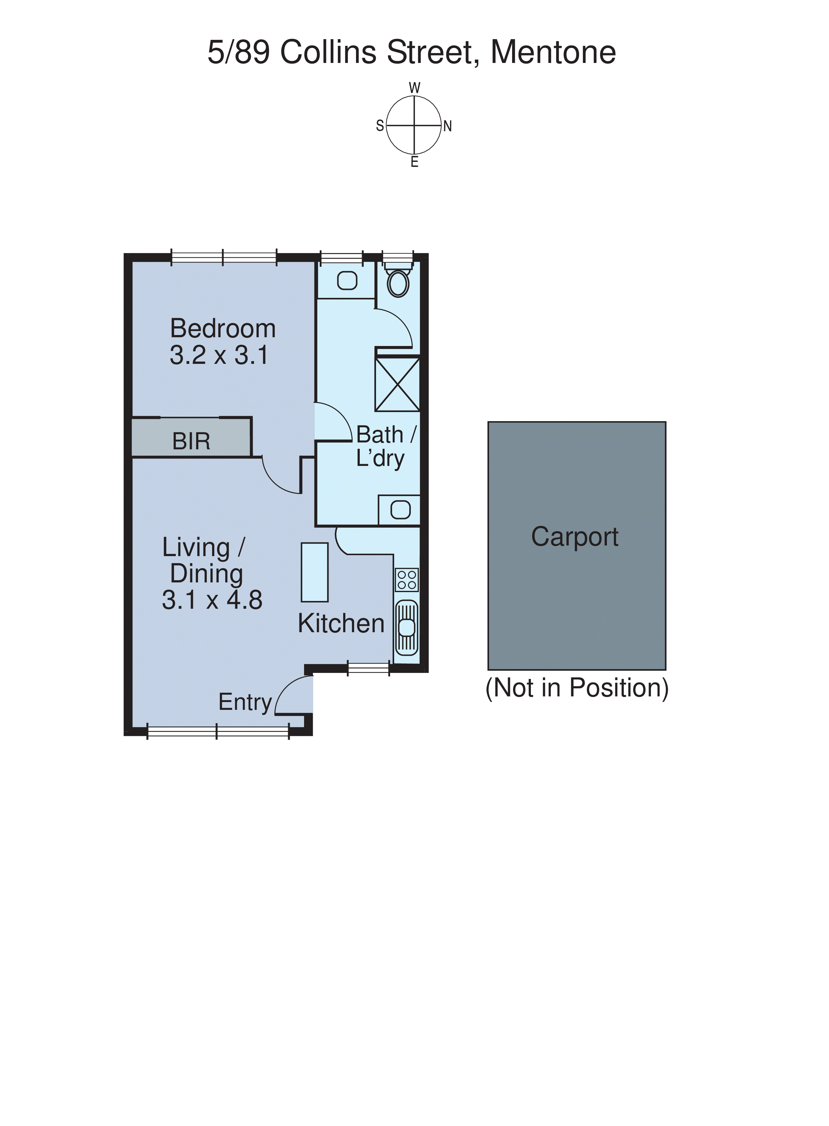 5/89 Collins Street, Mentone VIC 3194 - Floorplan