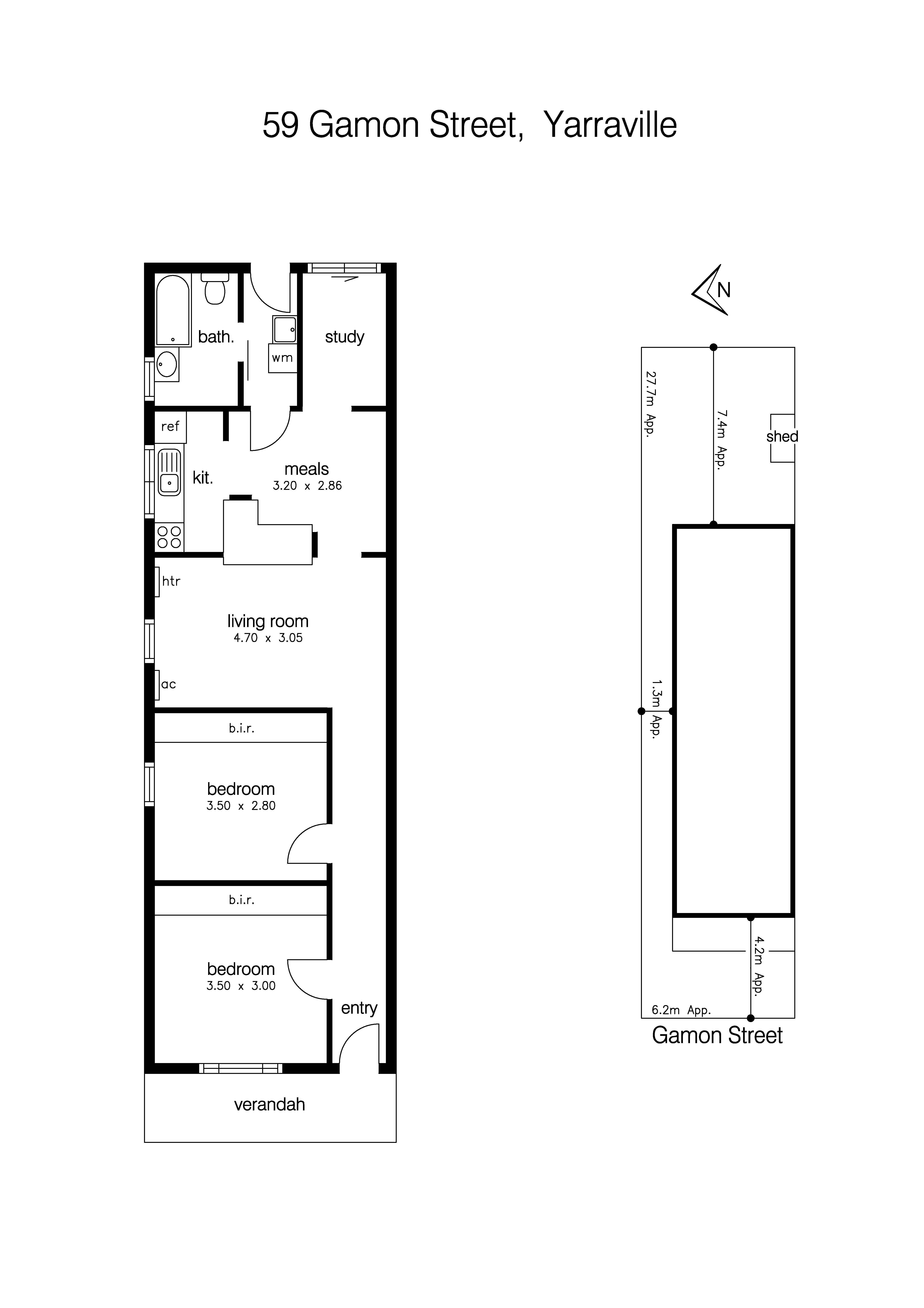 59 Gamon Street, SEDDON VIC 3011 - Floorplan