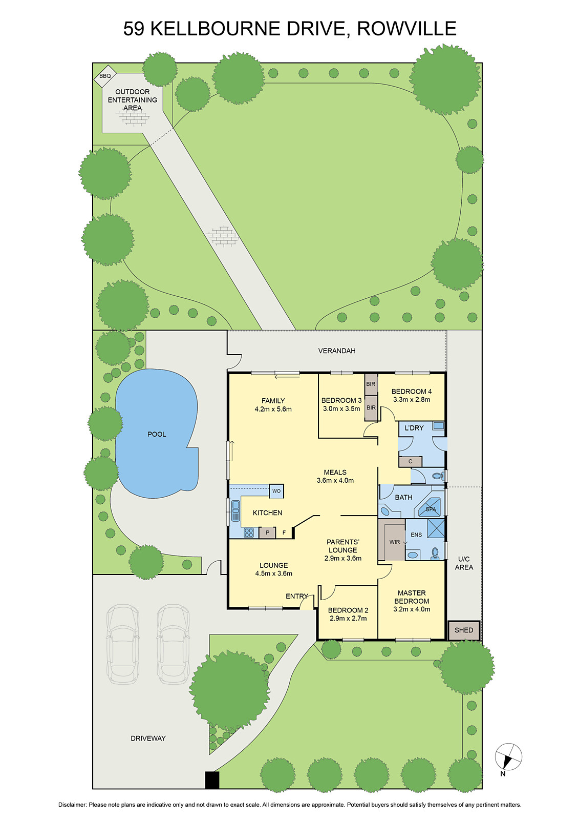 59 Kellbourne Drive, Rowville VIC 3178 - Floorplan
