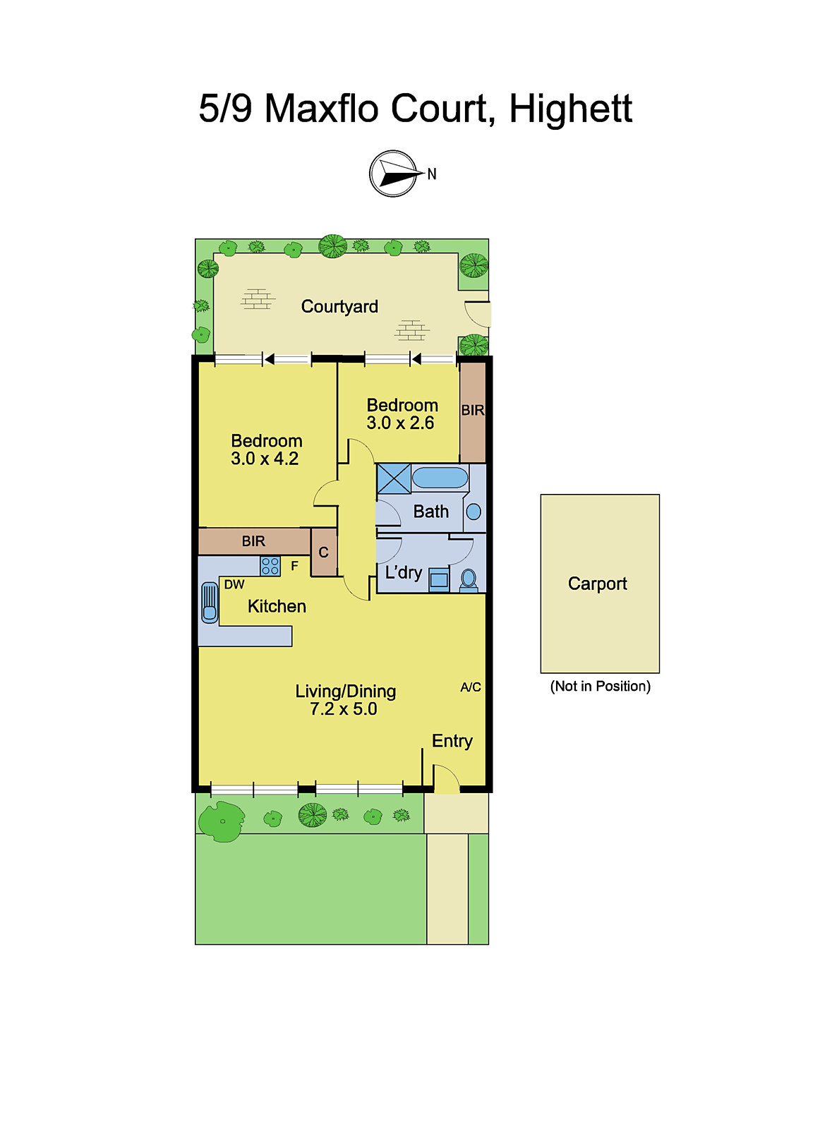 5/9 Maxflo Court, Highett VIC 3190 - Floorplan