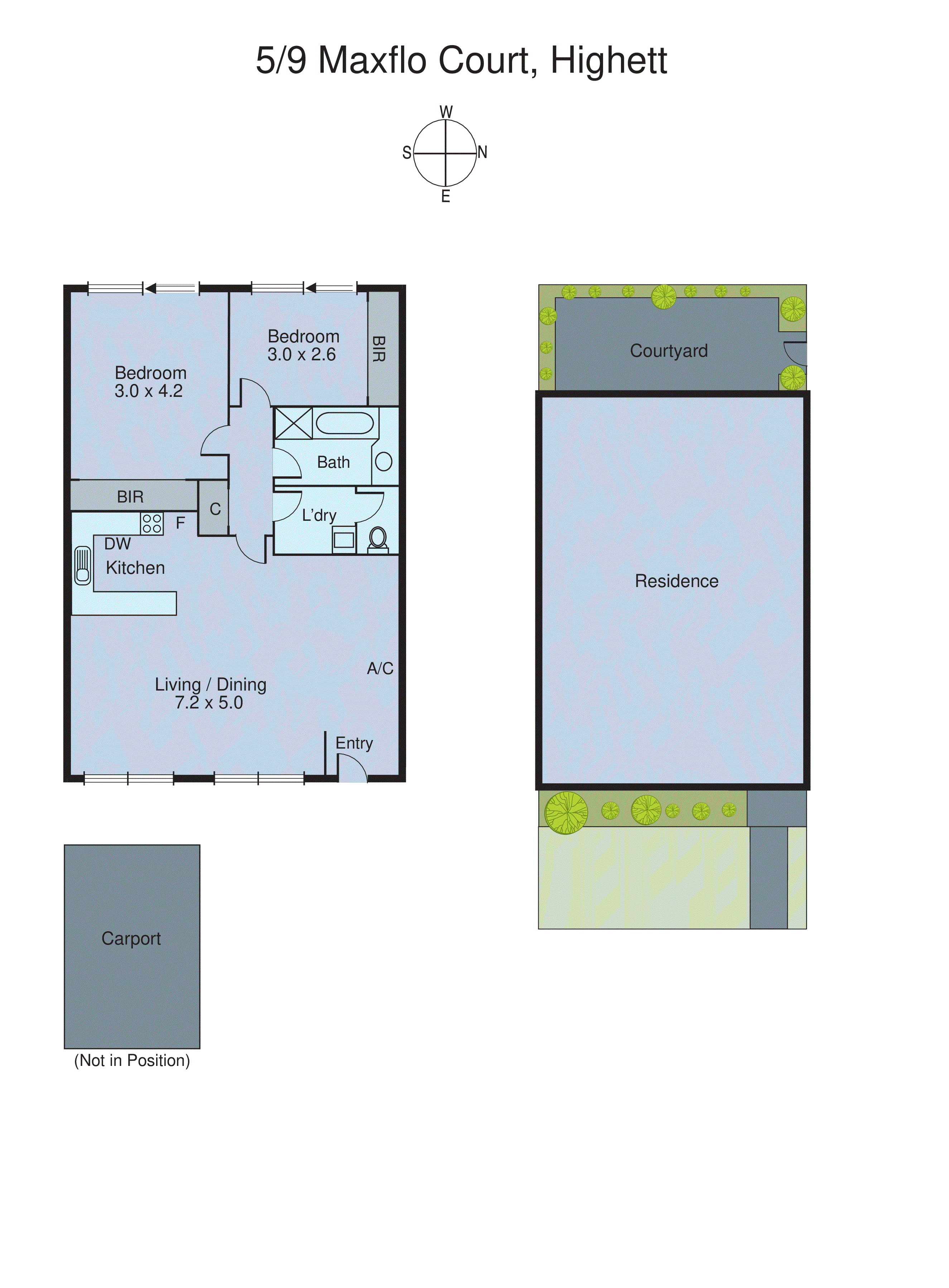 5/9 Maxflo Court, Highett VIC 3190 - Floorplan