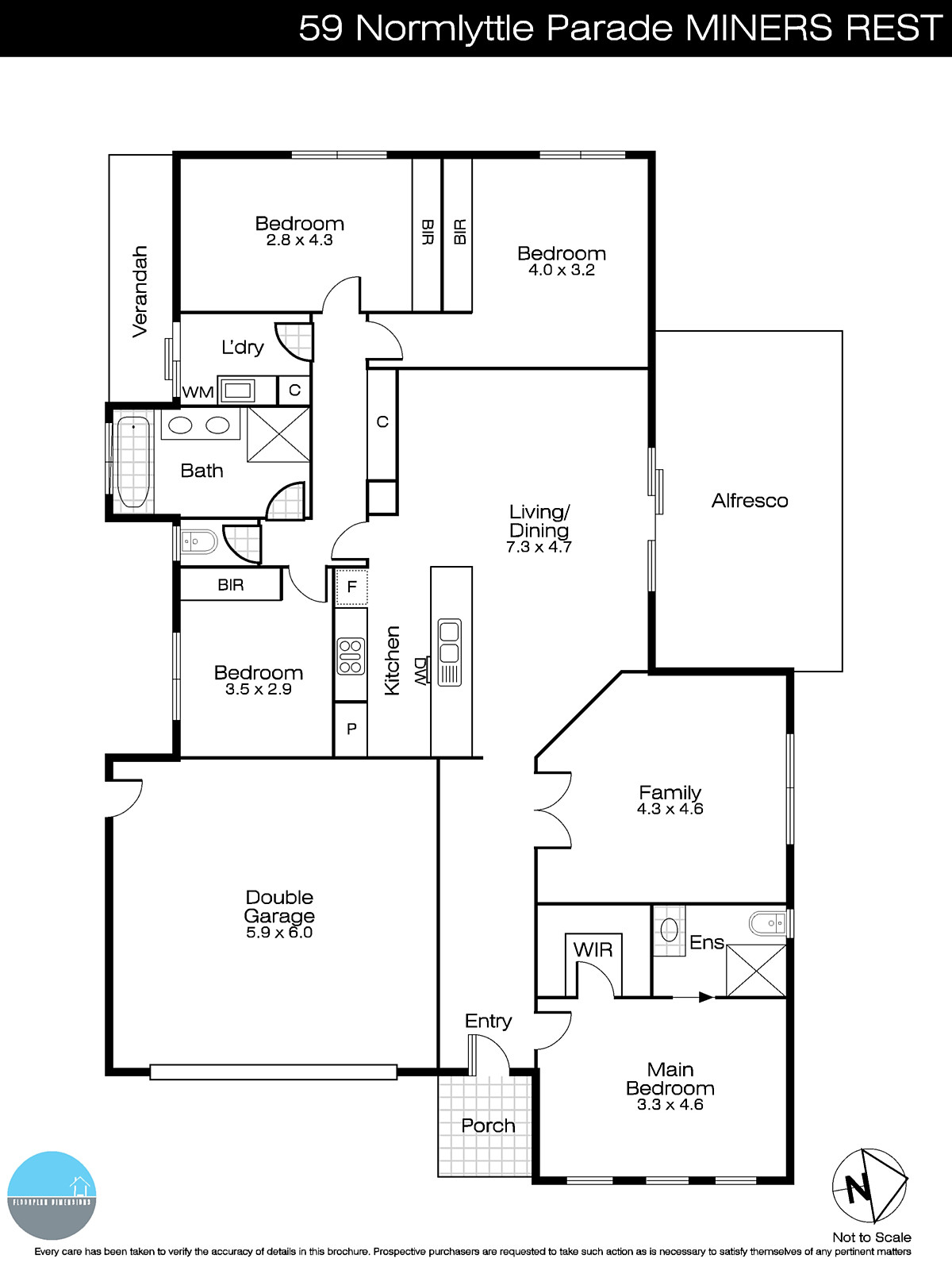 59 Normlyttle Parade, Miners Rest VIC 3352 - Floorplan