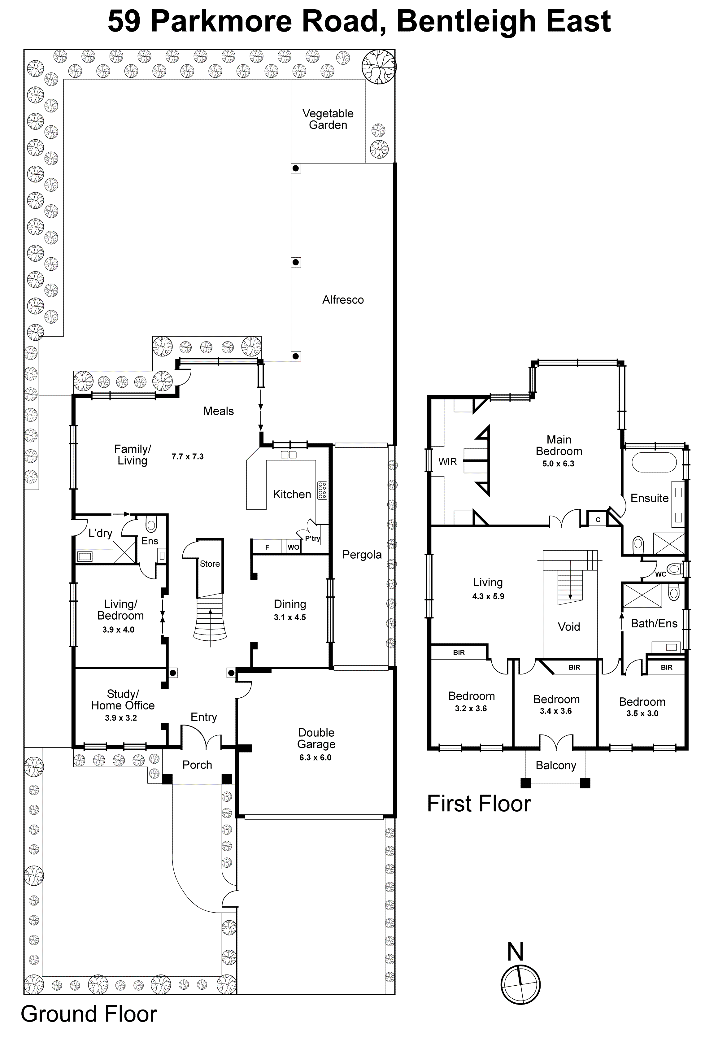 59 Parkmore Road, Bentleigh East VIC 3165 - Floorplan