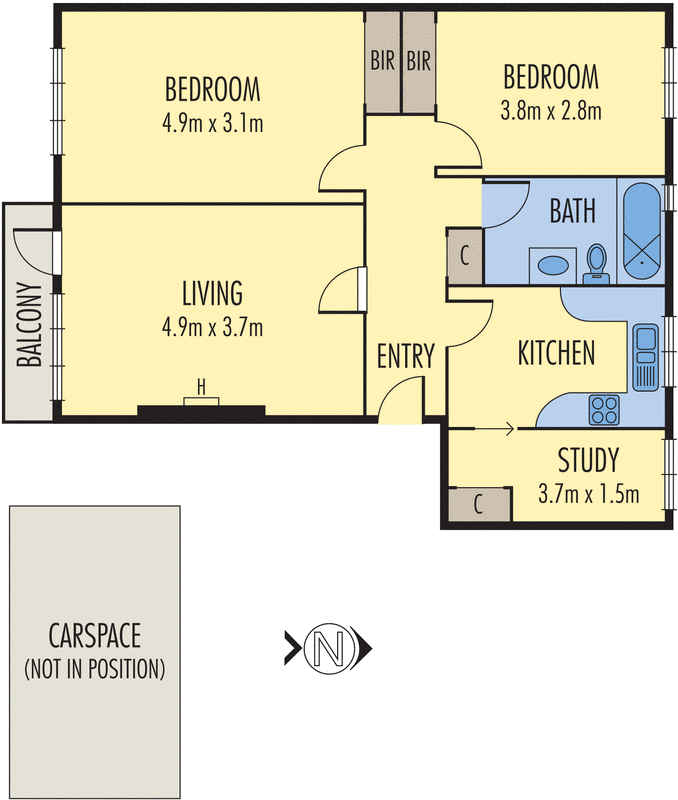 5/9 Whitmuir Road, Bentleigh VIC 3204 - Floorplan