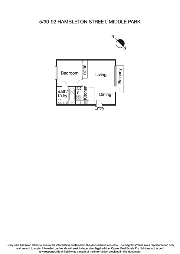 5/90 Hambleton Street, MIDDLE PARK VIC 3206 - Floorplan