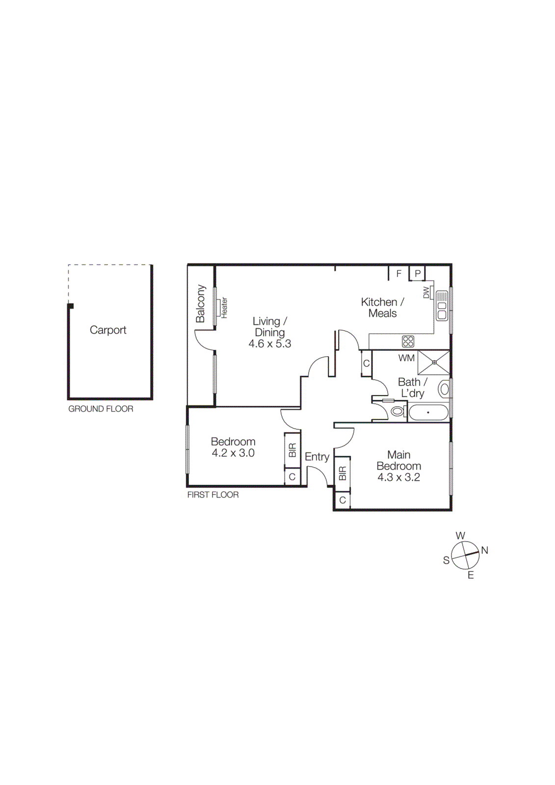 5/91 Beach Road, Sandringham VIC 3191 - Floorplan
