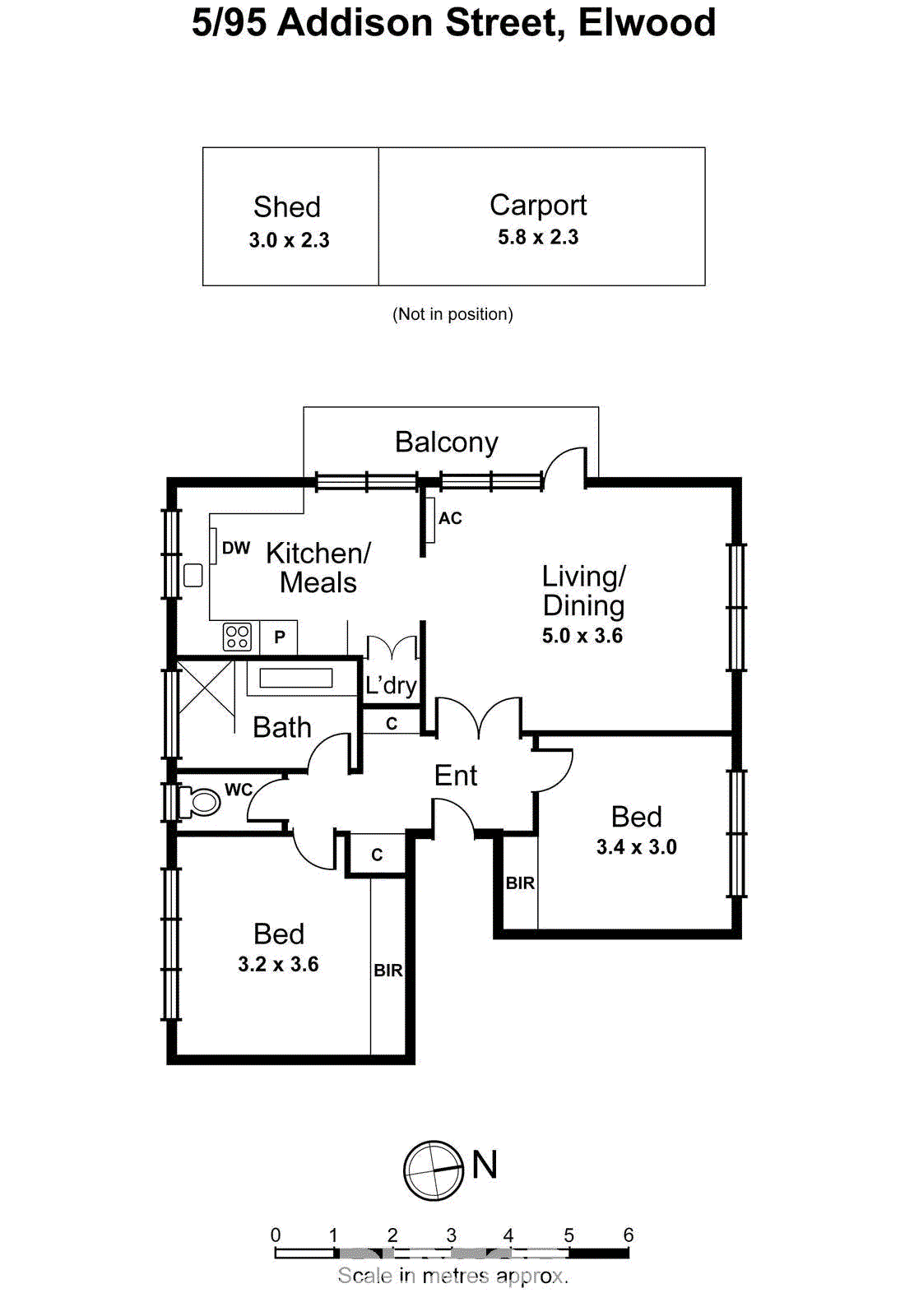 5/95 Addison Street, Elwood VIC 3184 - Floorplan