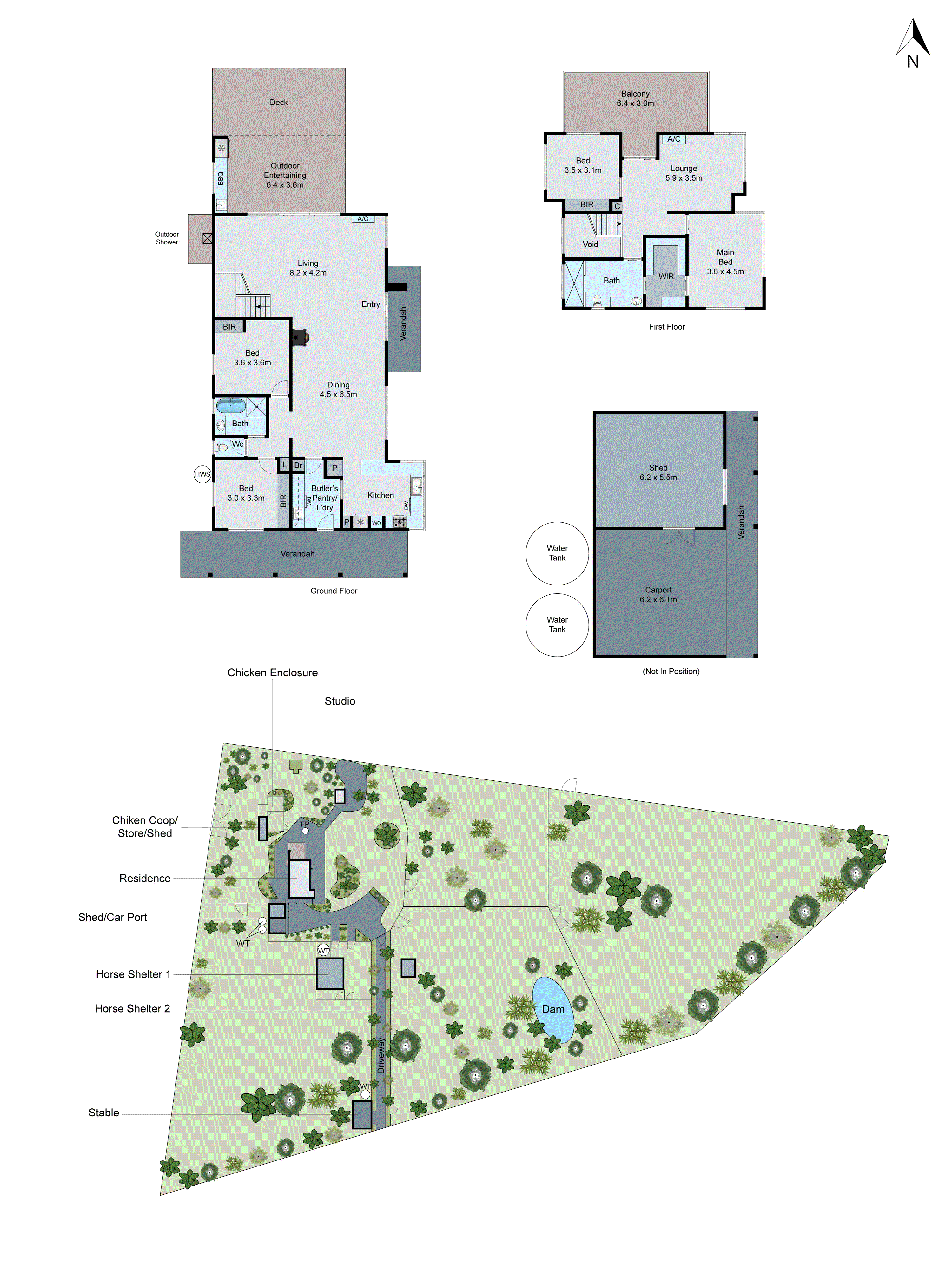 595 Staughton Vale Road, Staughton Vale VIC 3340 - Floorplan