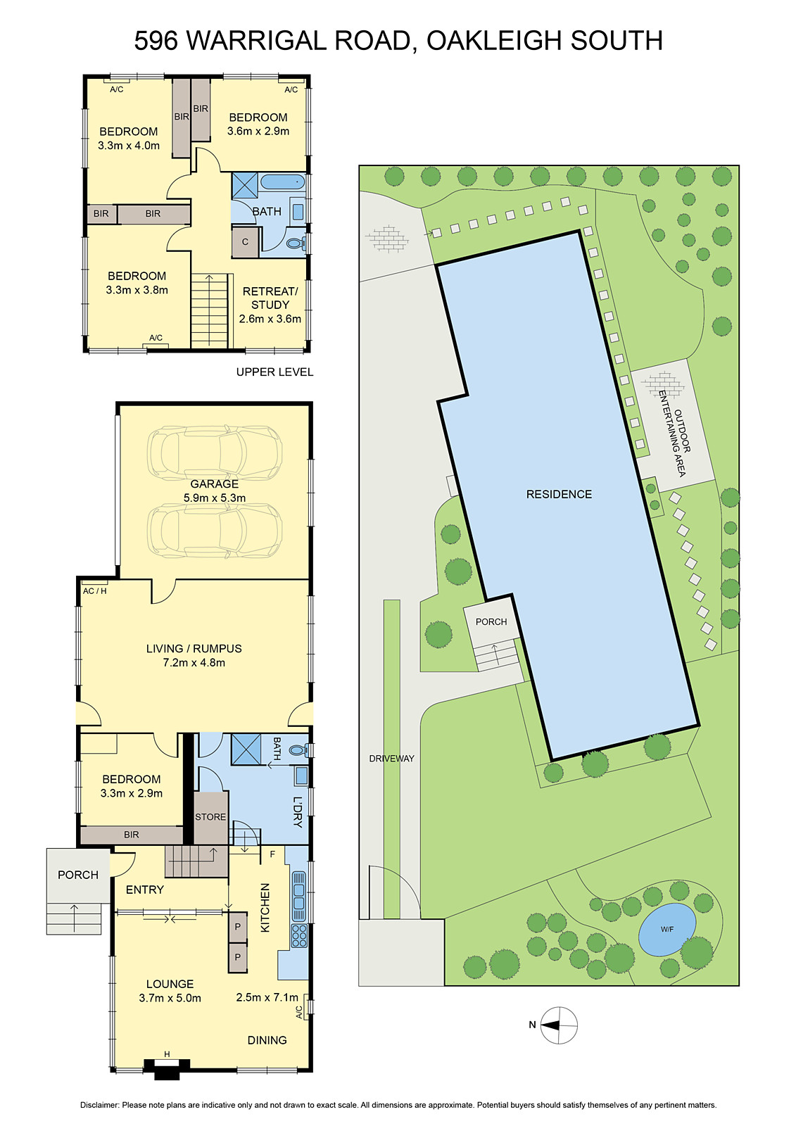 596 Warrigal Road, Oakleigh South VIC 3167 - Floorplan