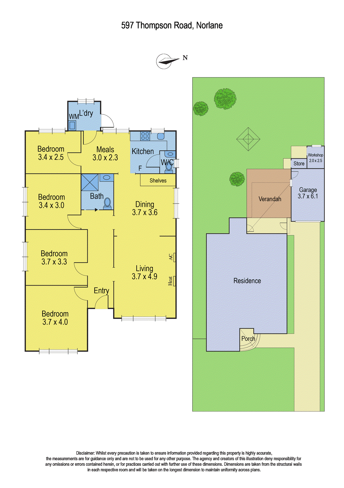 597 Thompson Road, Norlane VIC 3214 - Floorplan