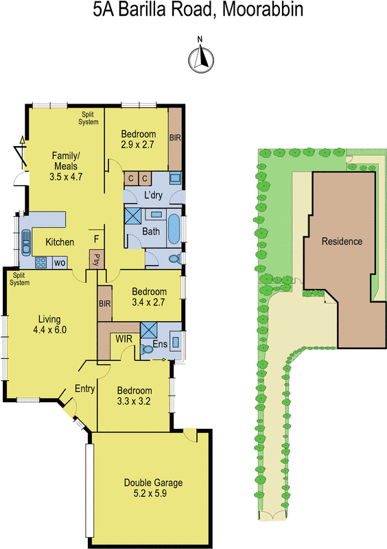 5A Barilla Road, Moorabbin VIC 3189 - Floorplan