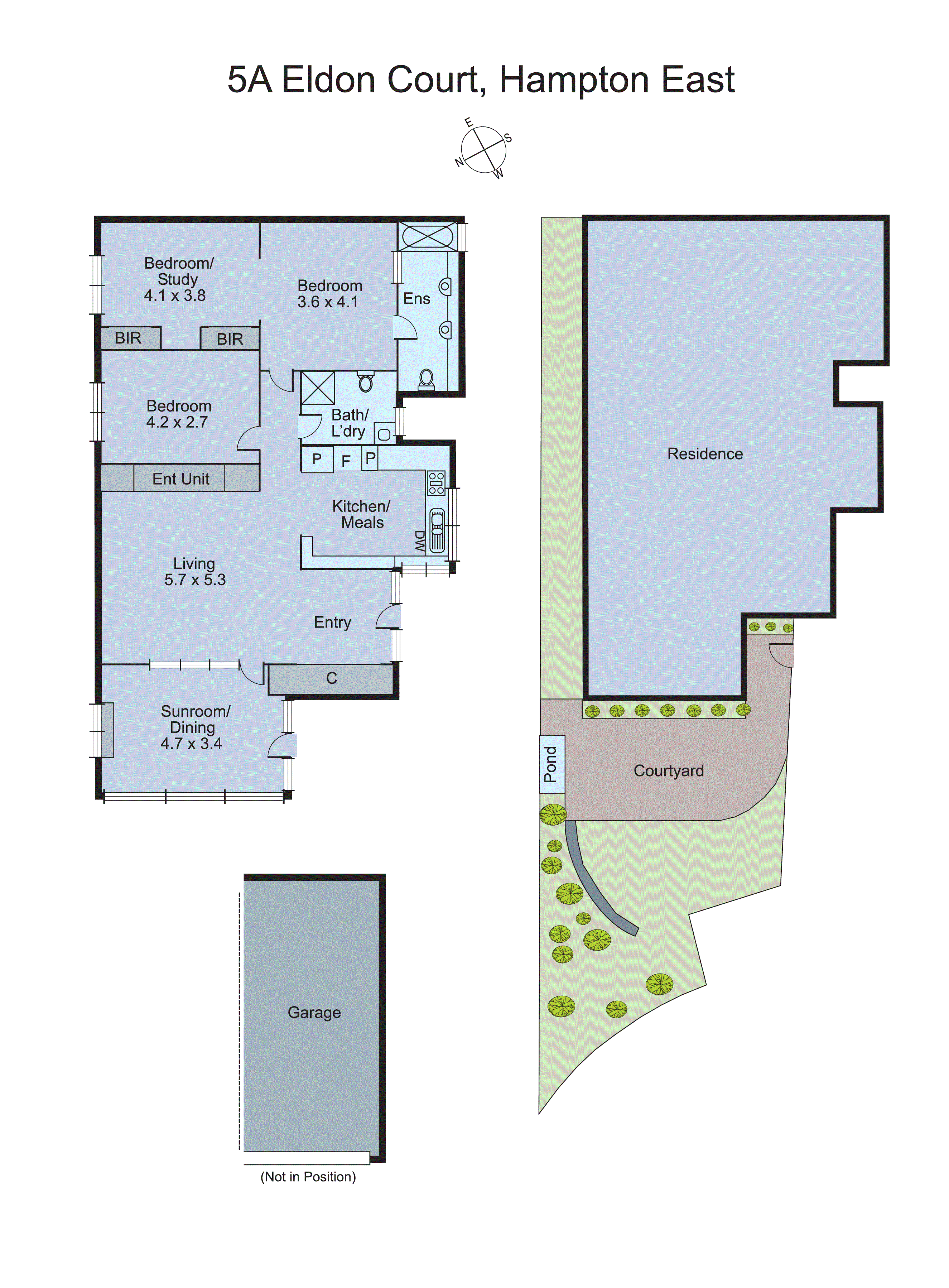 5A Eldon Court, Hampton East VIC 3188 - Floorplan
