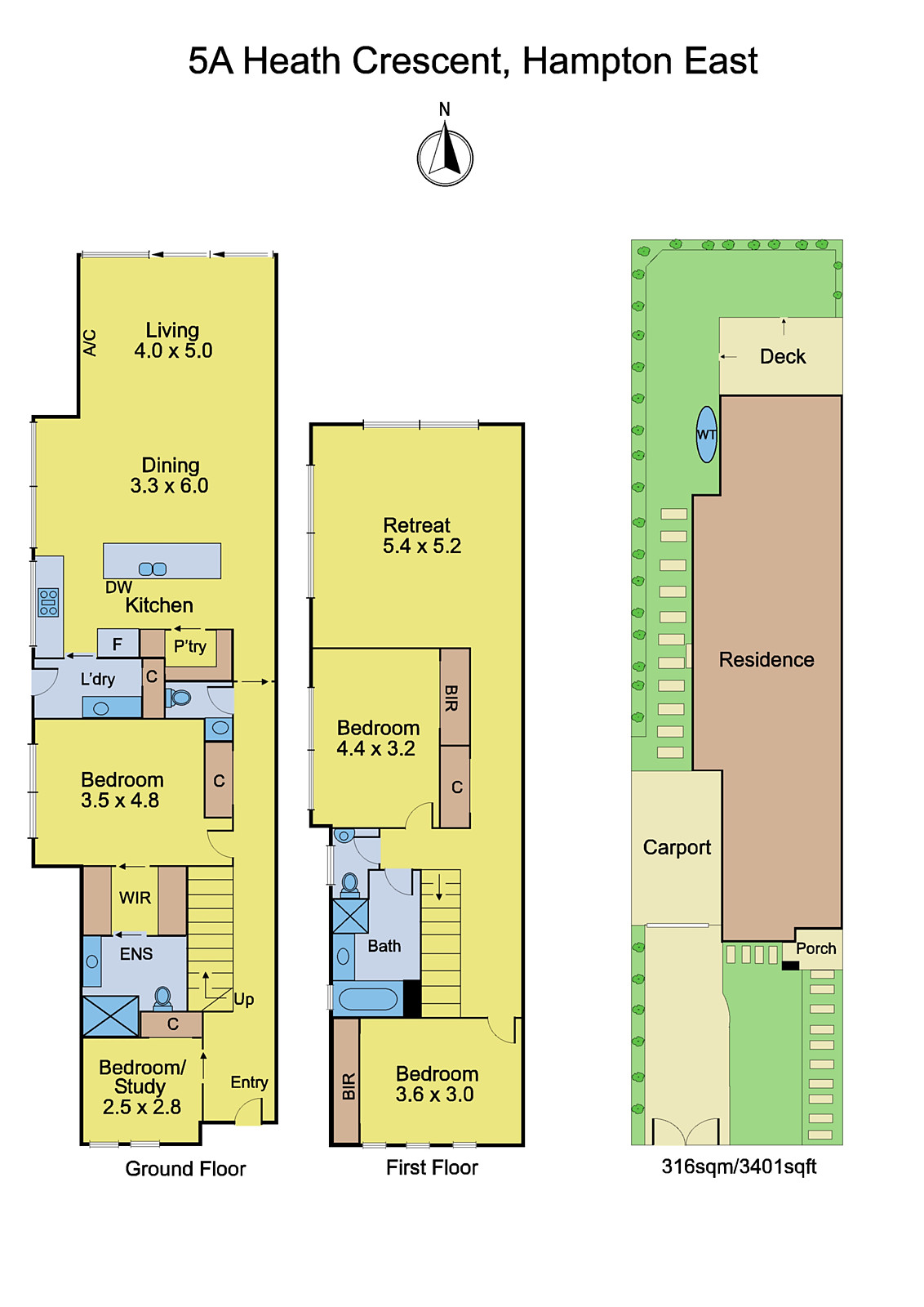 5a Heath Crescent, Hampton East VIC 3188 - Floorplan