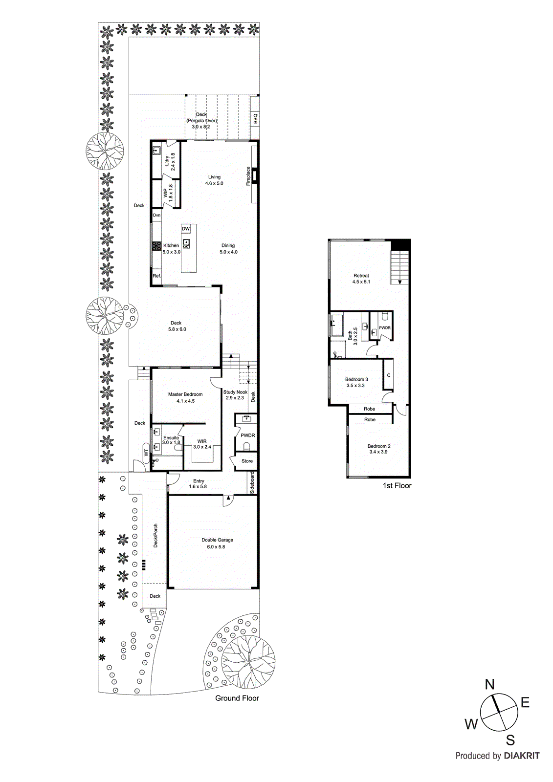 5a Powys Drive, Beaumaris VIC 3193 - Floorplan