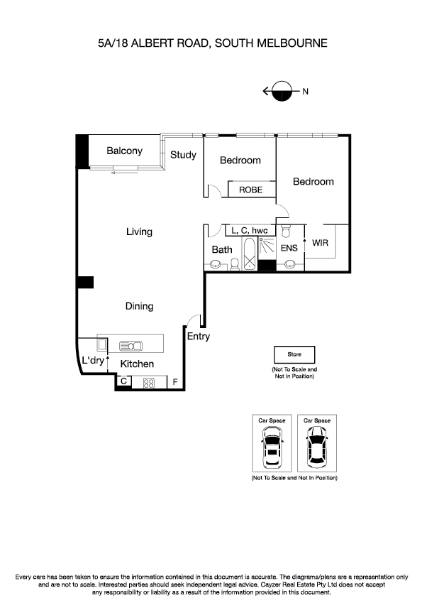 5A/18 Albert Road, SOUTH MELBOURNE VIC 3205 - Floorplan