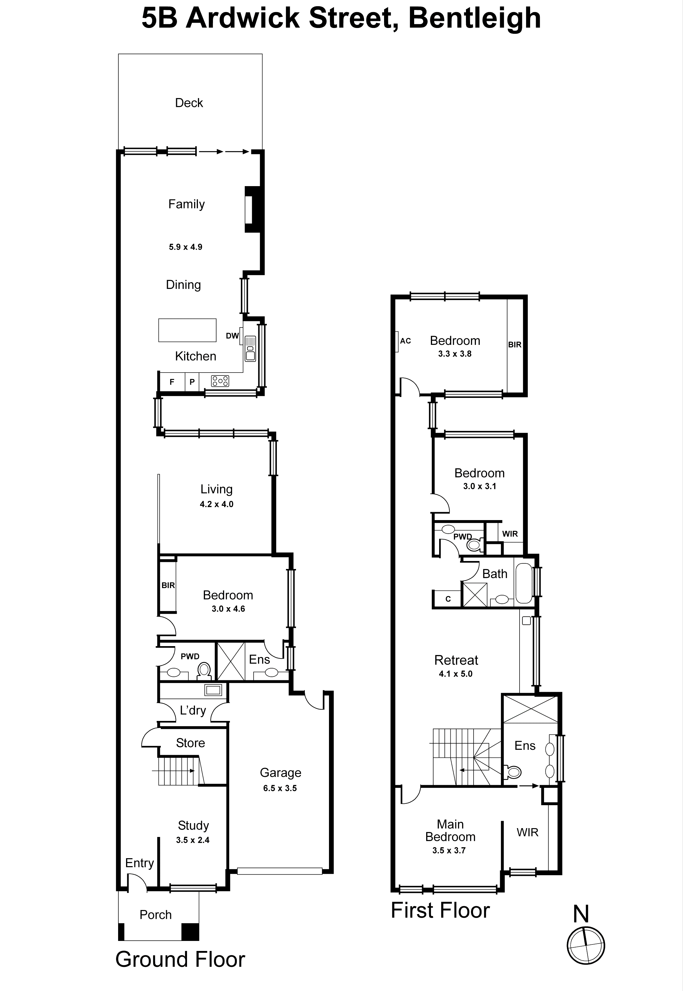 5B Ardwick Street, Bentleigh VIC 3204 - Floorplan