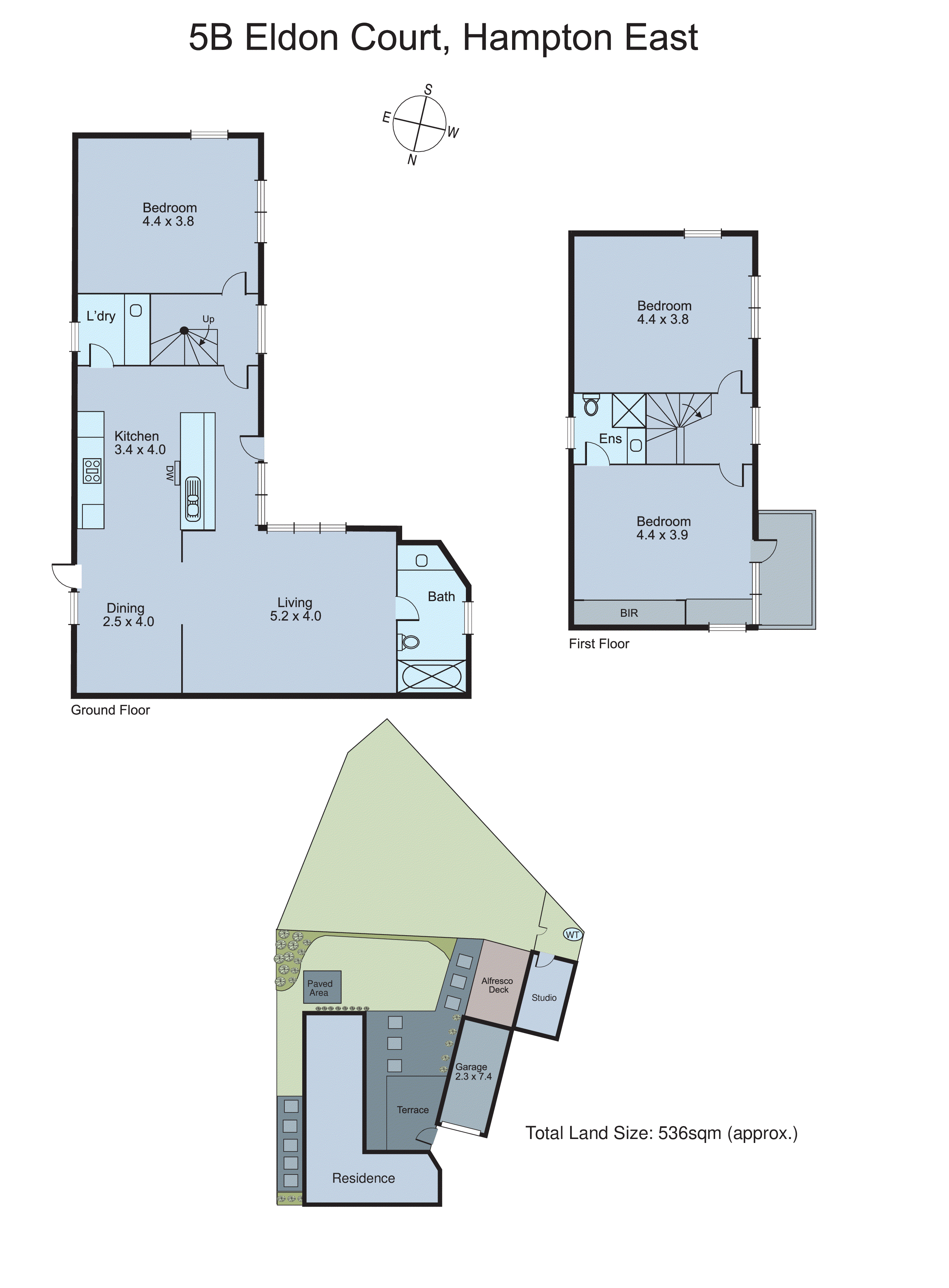 5B Eldon Court, Hampton East VIC 3188 - Floorplan