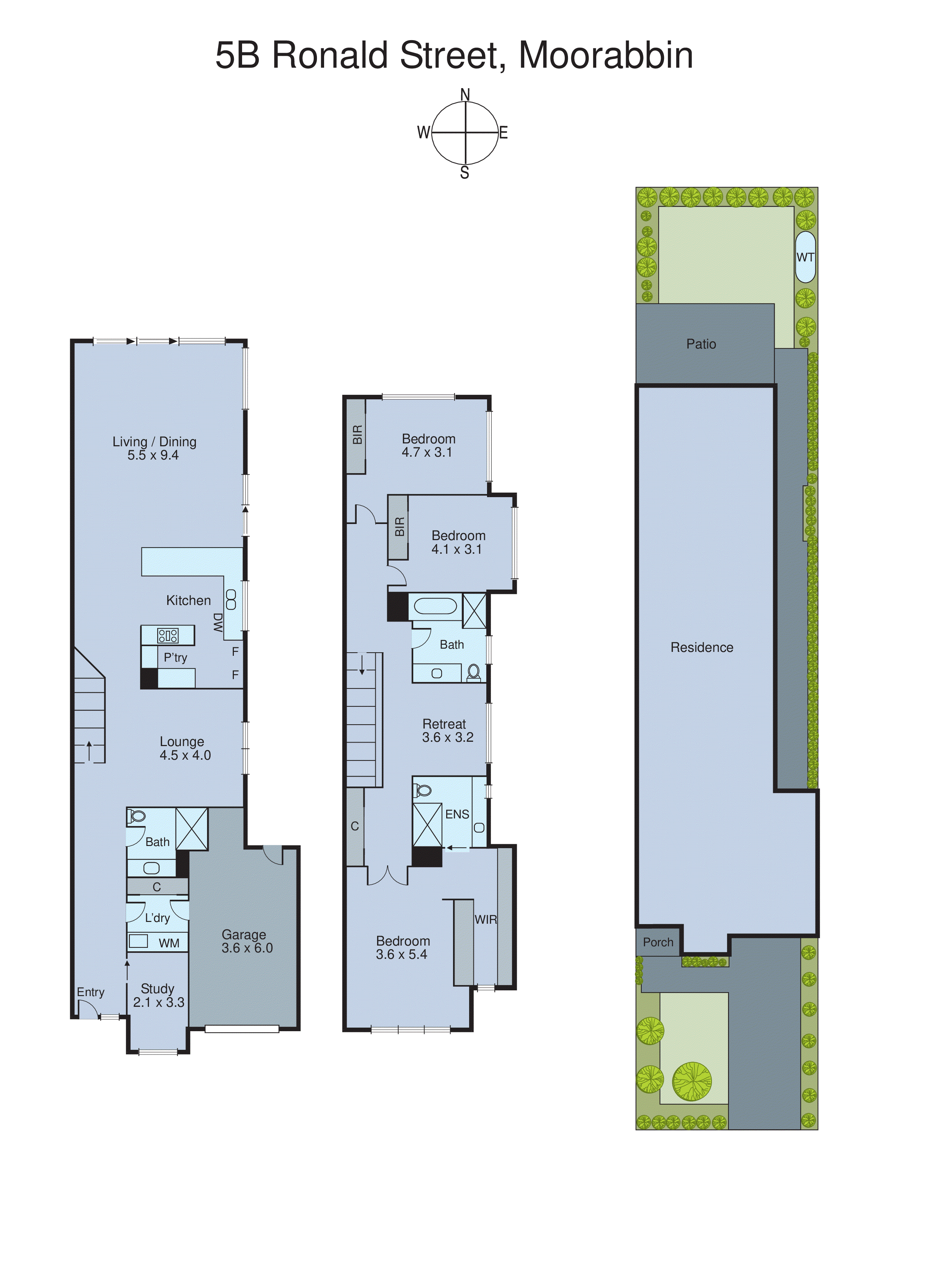 5B Ronald Street, Moorabbin VIC 3189 - Floorplan